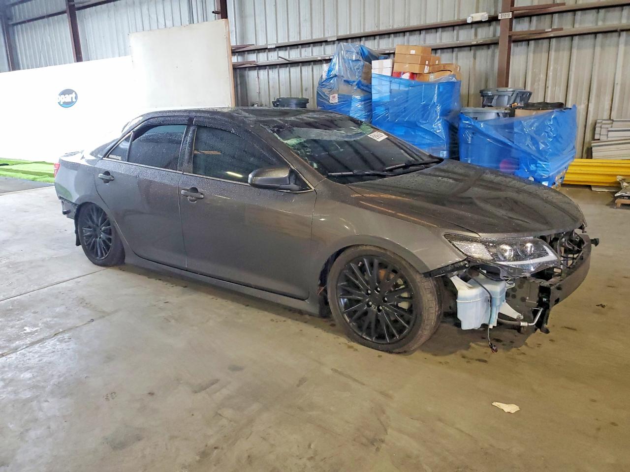2014 Toyota Camry Se Серый vin: 4T1BF1FK3EU323654