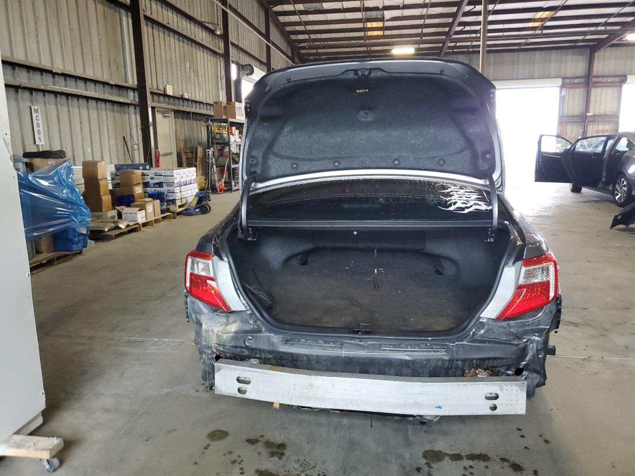 2014 Toyota Camry Se Серый vin: 4T1BF1FK3EU323654 Damage: Rear Bumper/Cover, Missing, Replacement Required