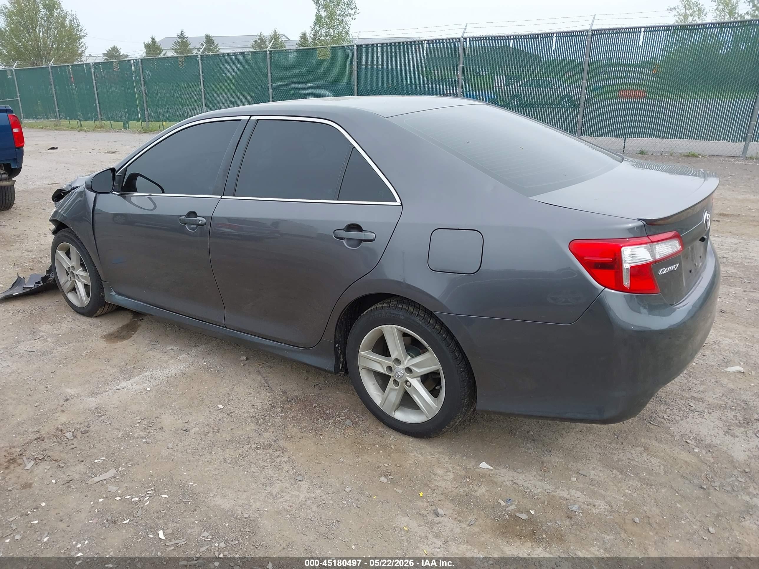 2014 Toyota Camry Se Gray vin: 4T1BF1FK3EU335688