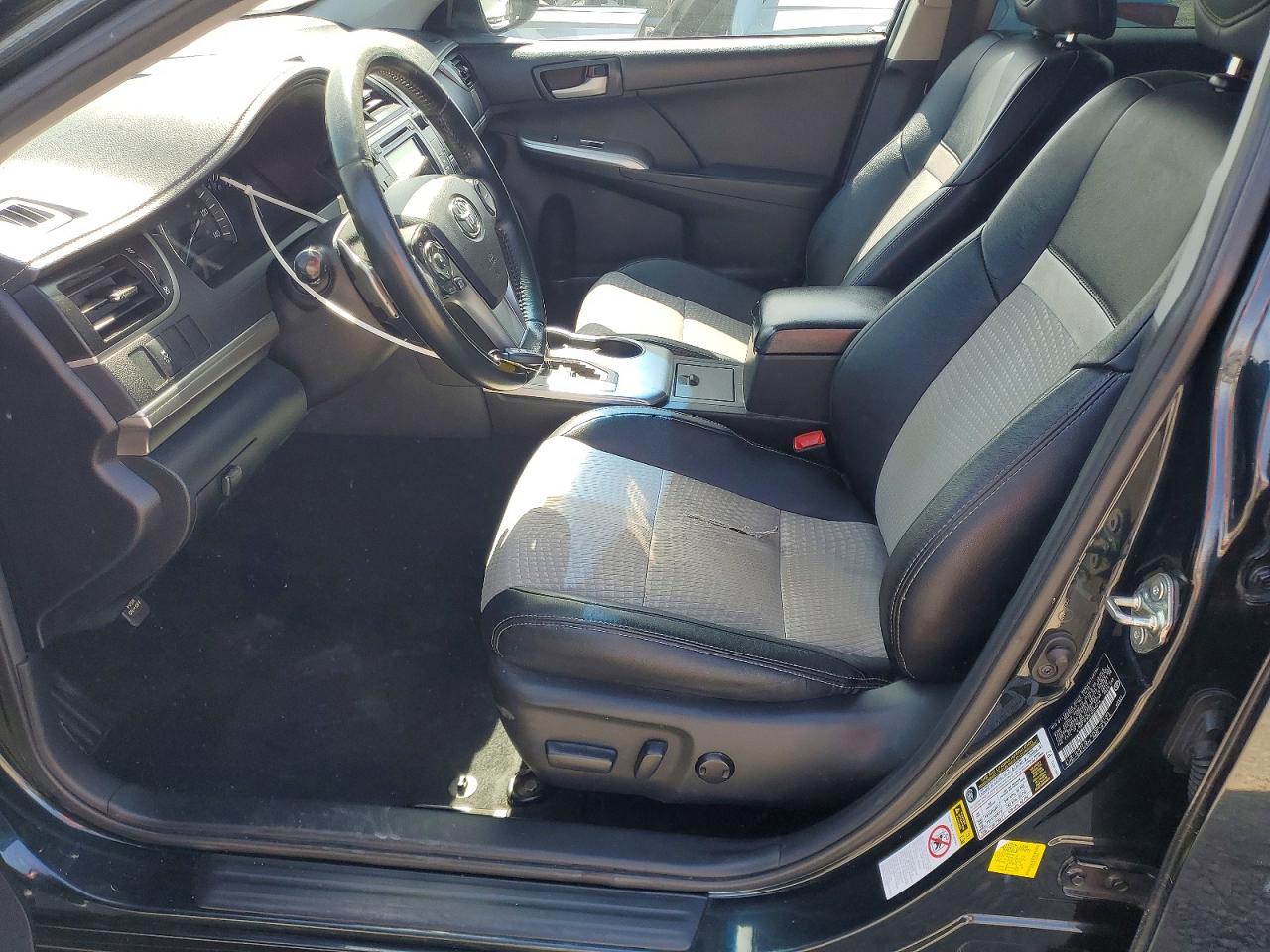 2014 Toyota Camry Se Black vin: 4T1BF1FK3EU339014