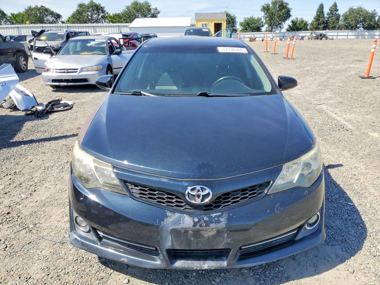 2014 Toyota Camry Se Black vin: 4T1BF1FK3EU339014