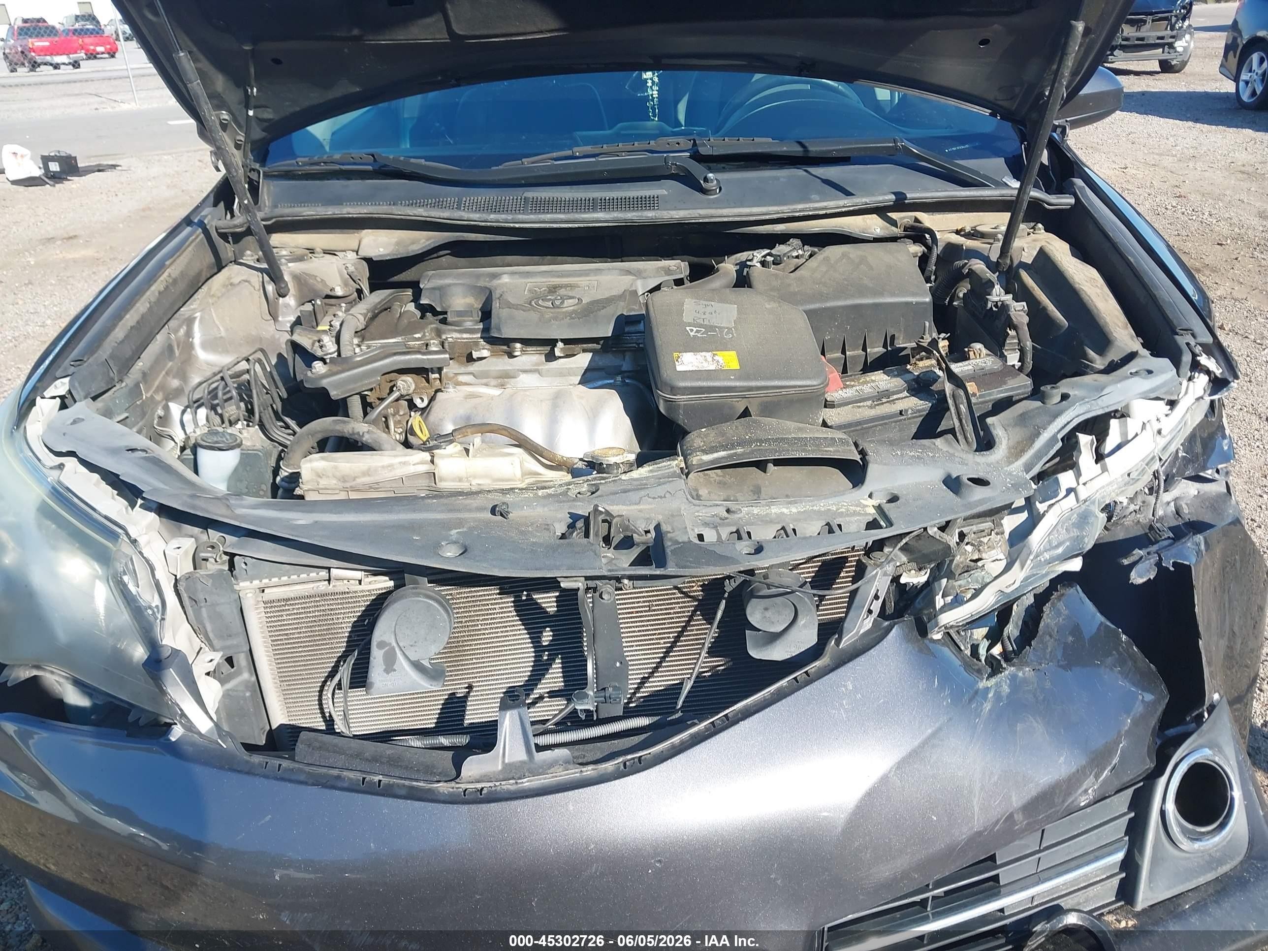 2014 Toyota Camry L/se/le/xle Gray vin: 4T1BF1FK3EU339479
