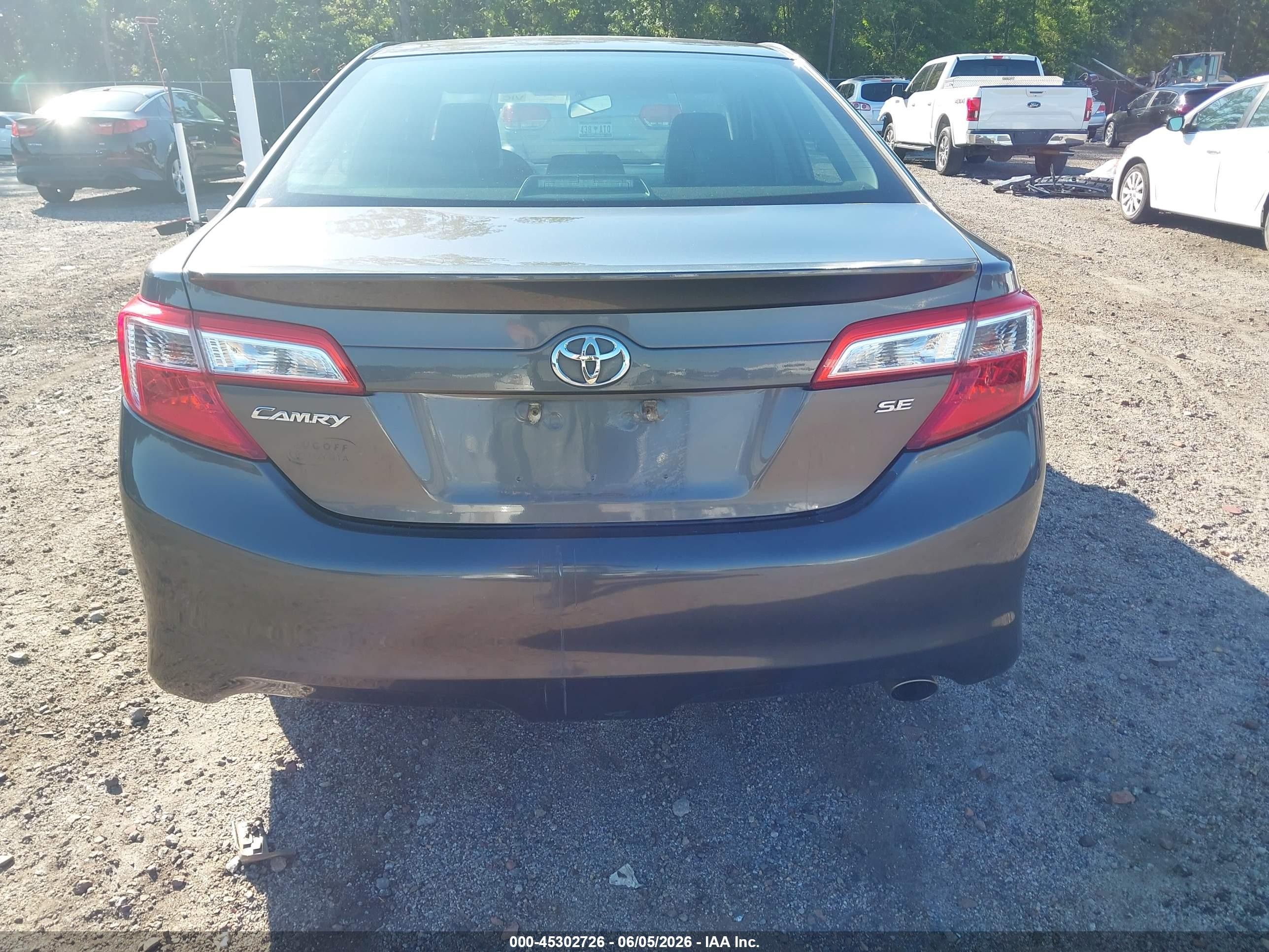 2014 Toyota Camry L/se/le/xle Gray vin: 4T1BF1FK3EU339479
