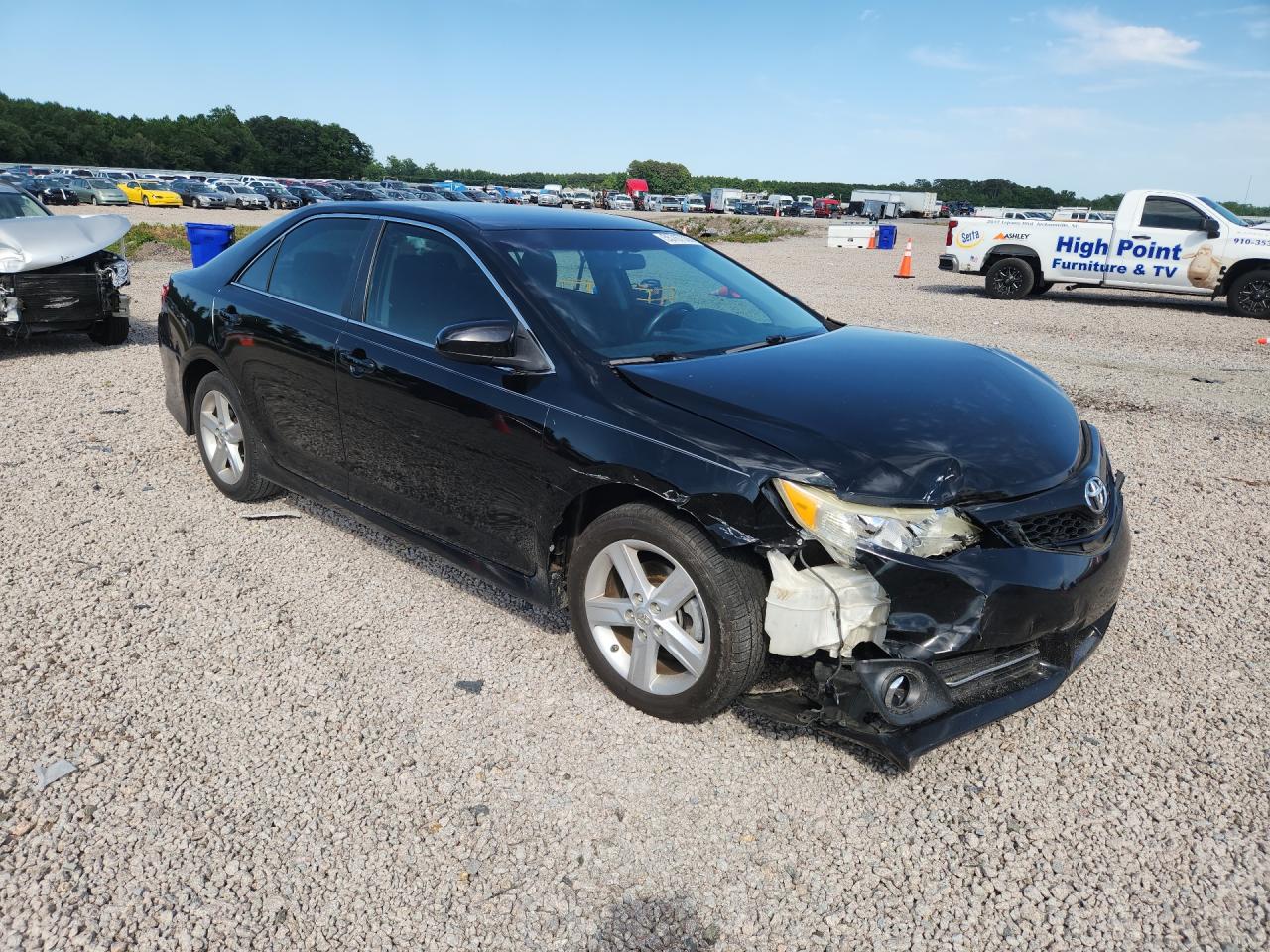 2014 Toyota Camry Se Black vin: 4T1BF1FK3EU340616