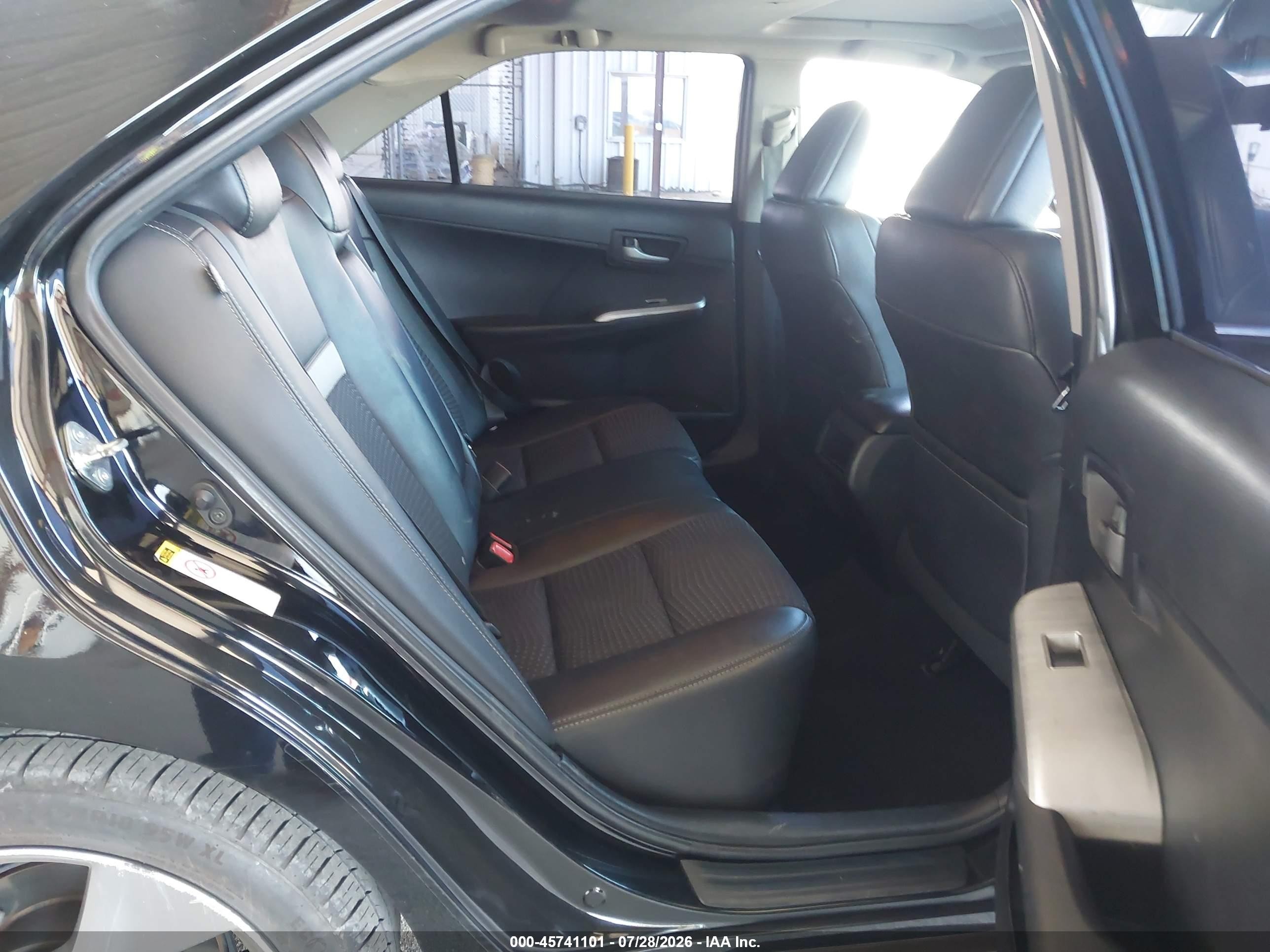 2014 Toyota Camry Se Sport Черный vin: 4T1BF1FK3EU352233