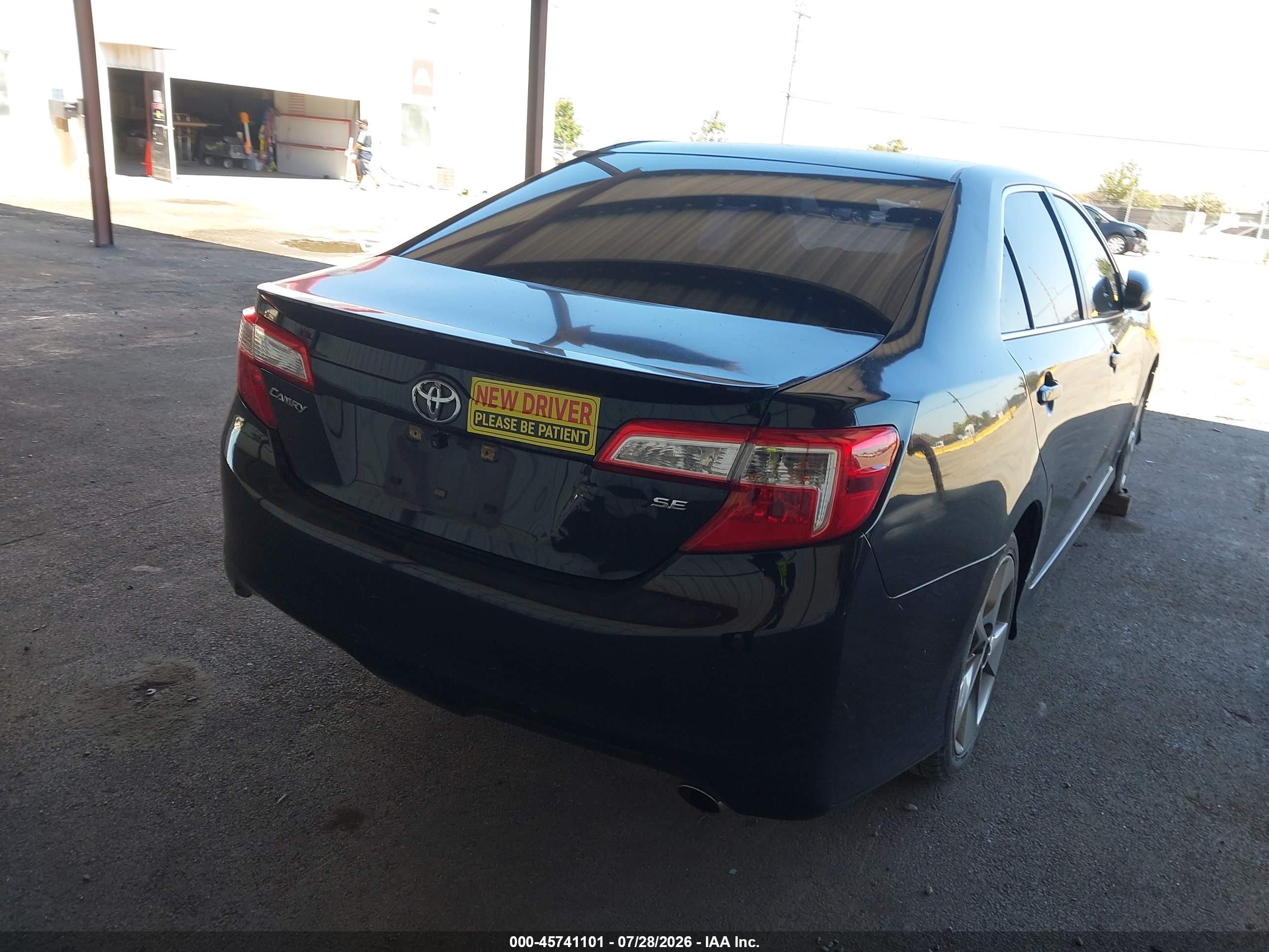 2014 Toyota Camry Se Sport Черный vin: 4T1BF1FK3EU352233