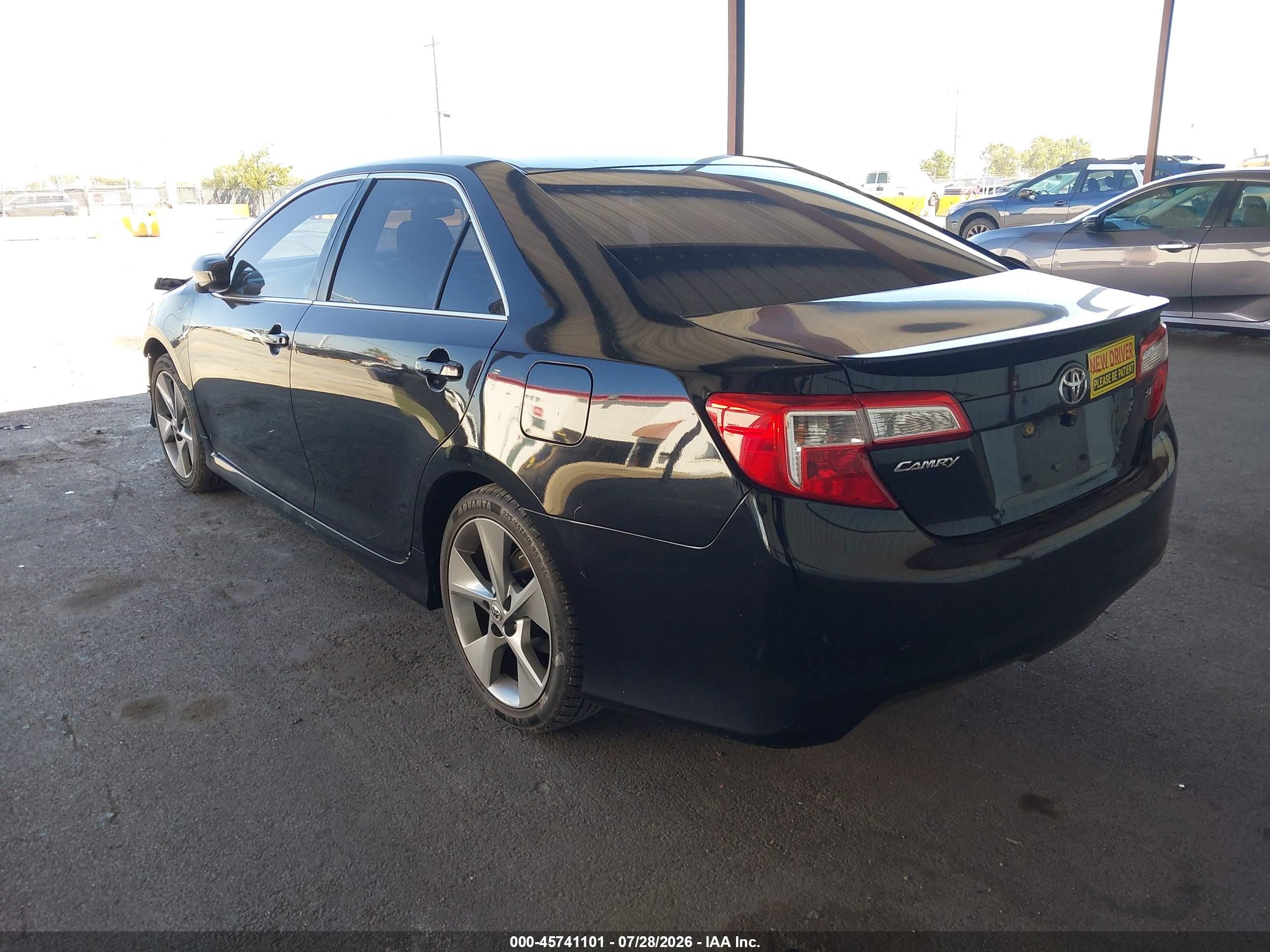 2014 Toyota Camry Se Sport Черный vin: 4T1BF1FK3EU352233