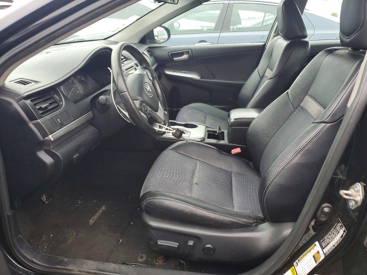 2014 Toyota Camry Se Black vin: 4T1BF1FK3EU360025