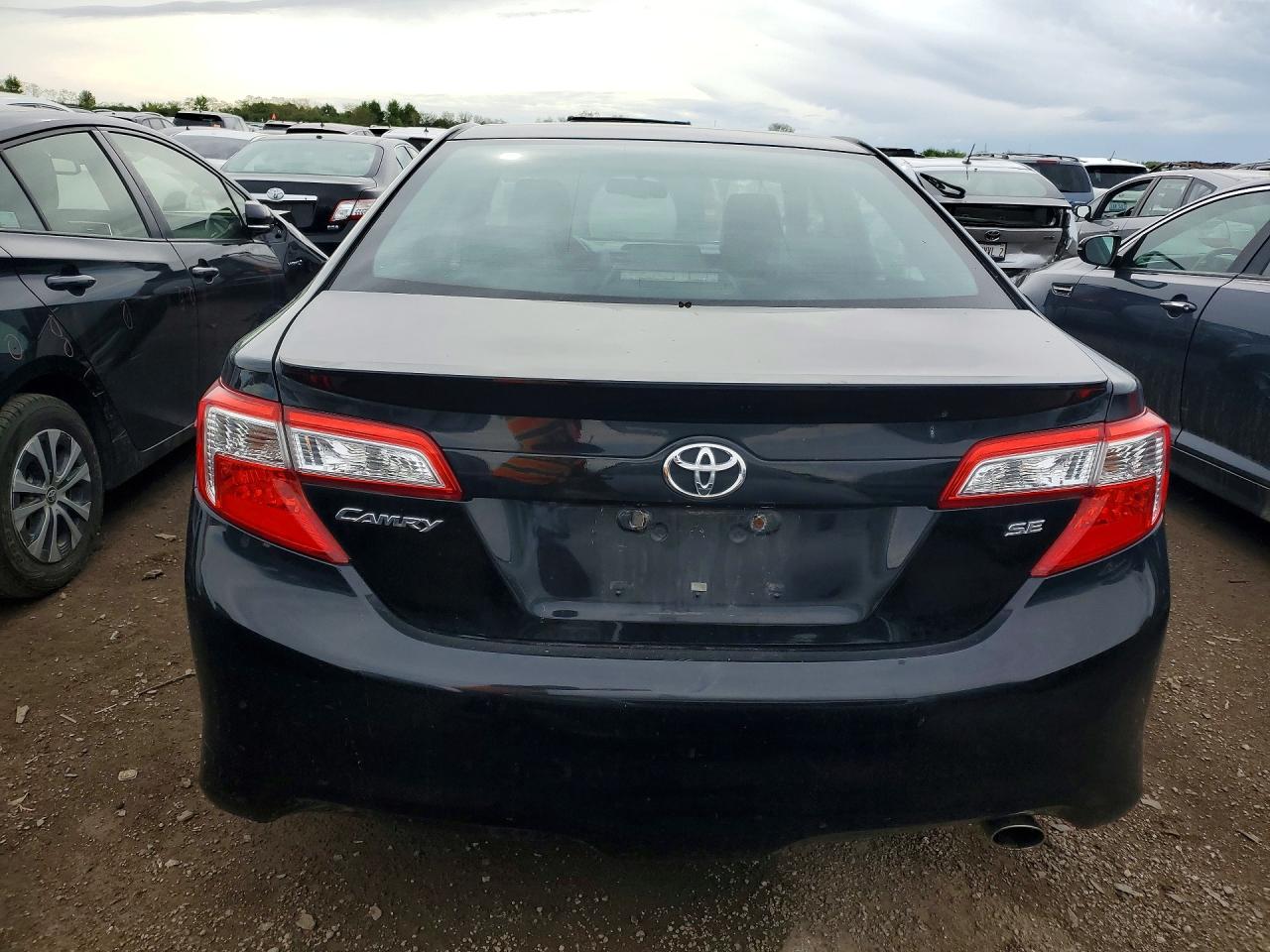 2014 Toyota Camry Se Black vin: 4T1BF1FK3EU360025