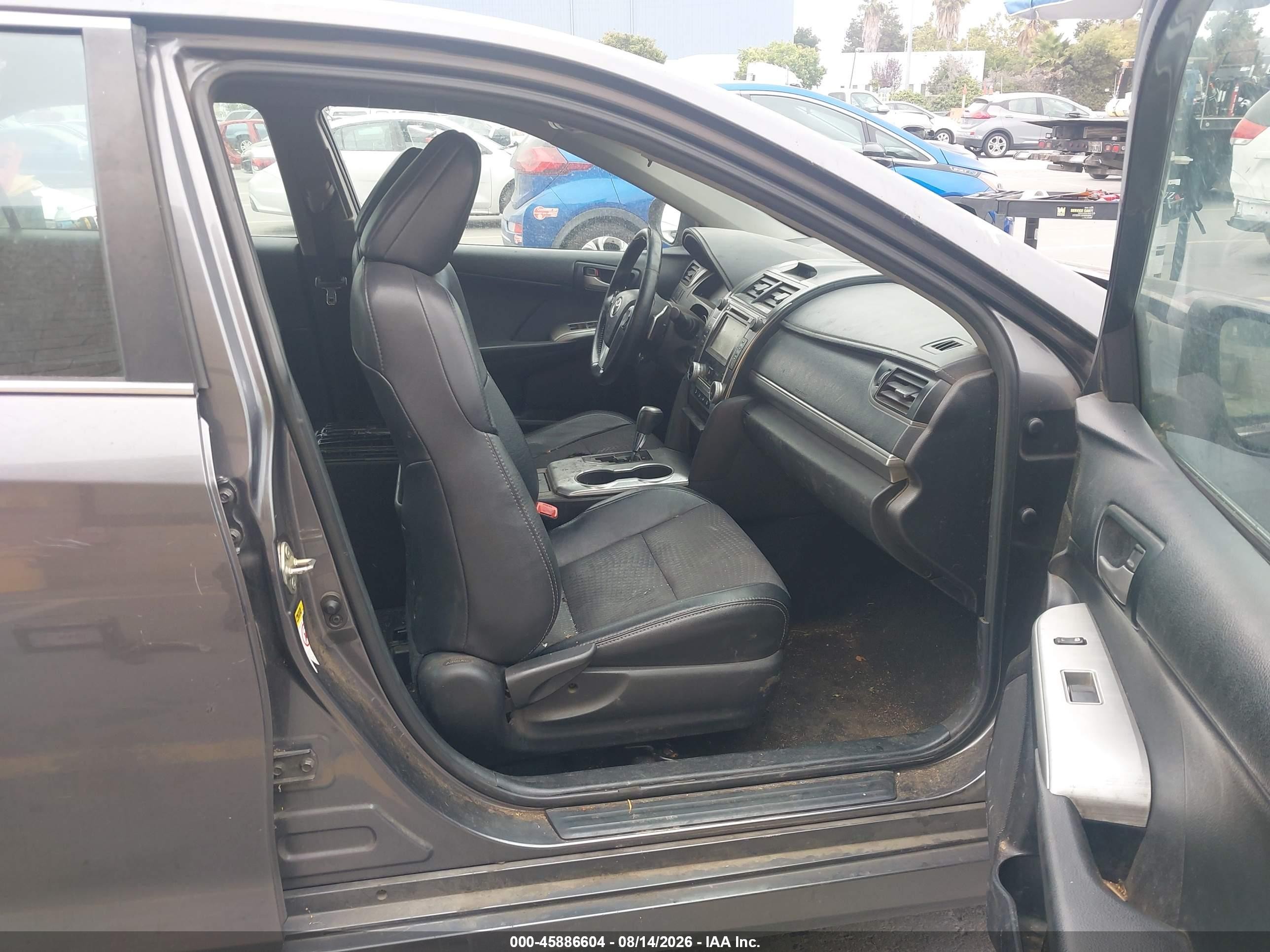 2014 Toyota Camry Se Gray vin: 4T1BF1FK3EU366360