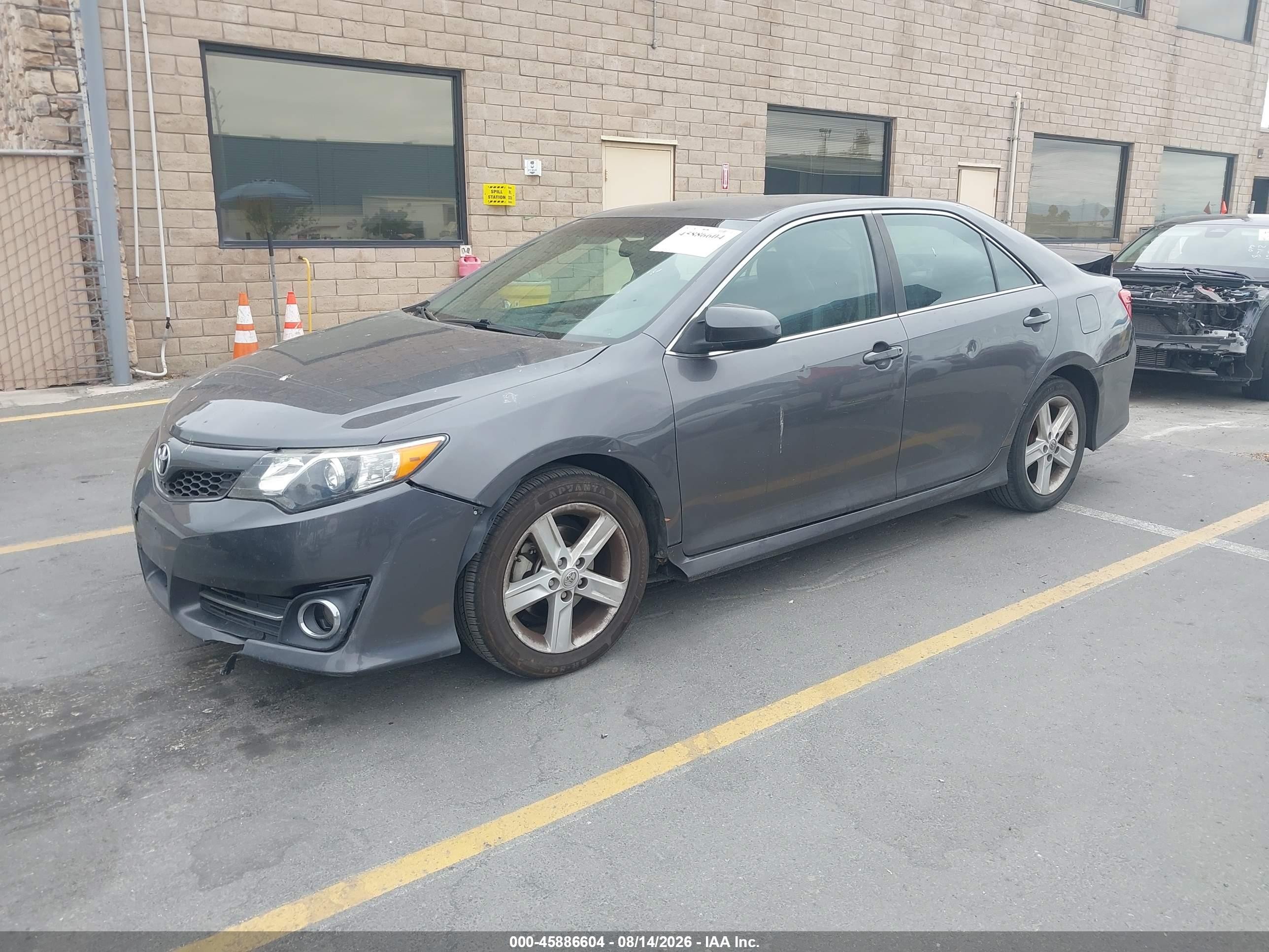 2014 Toyota Camry Se Gray vin: 4T1BF1FK3EU366360