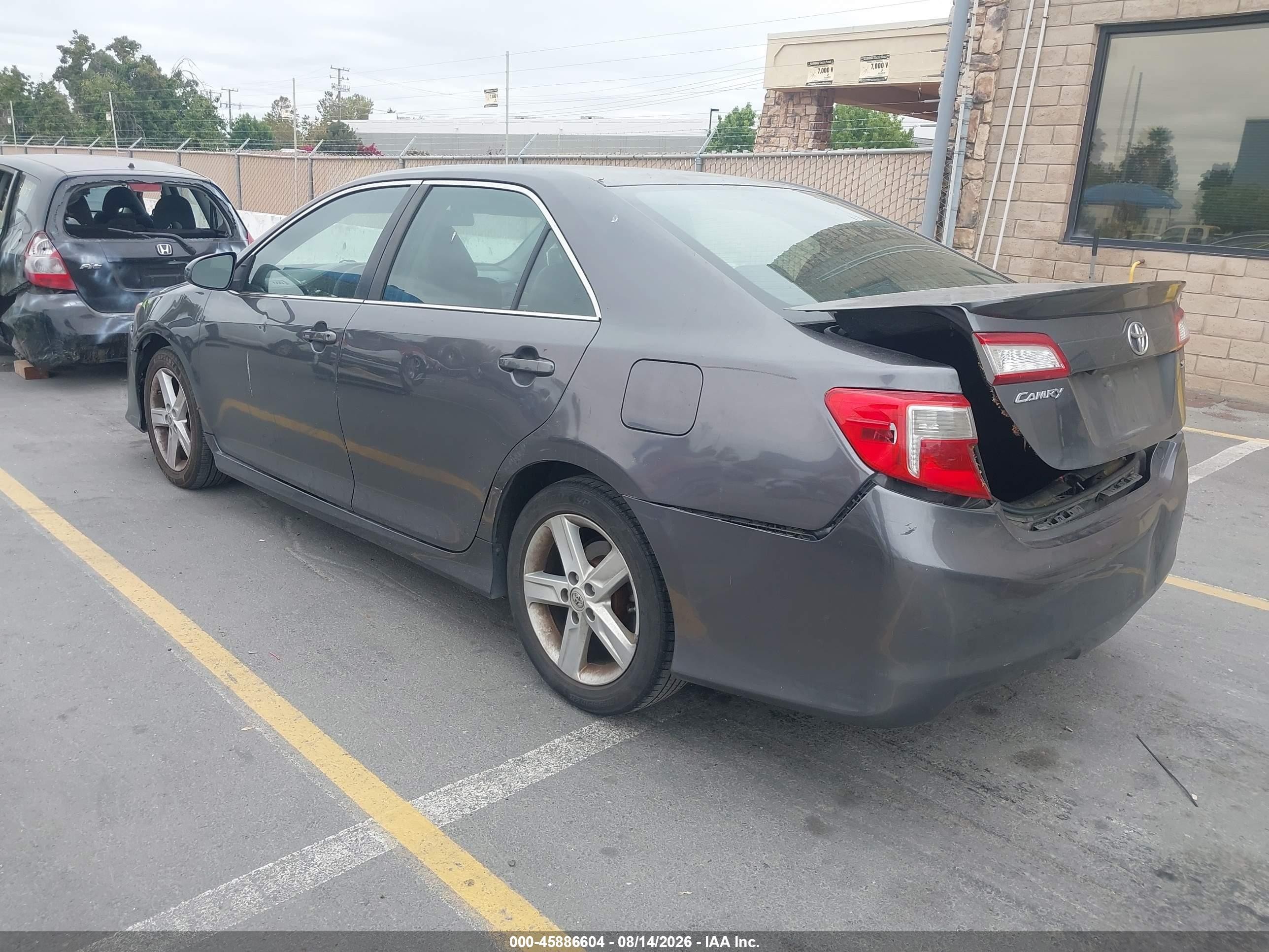 2014 Toyota Camry Se Gray vin: 4T1BF1FK3EU366360