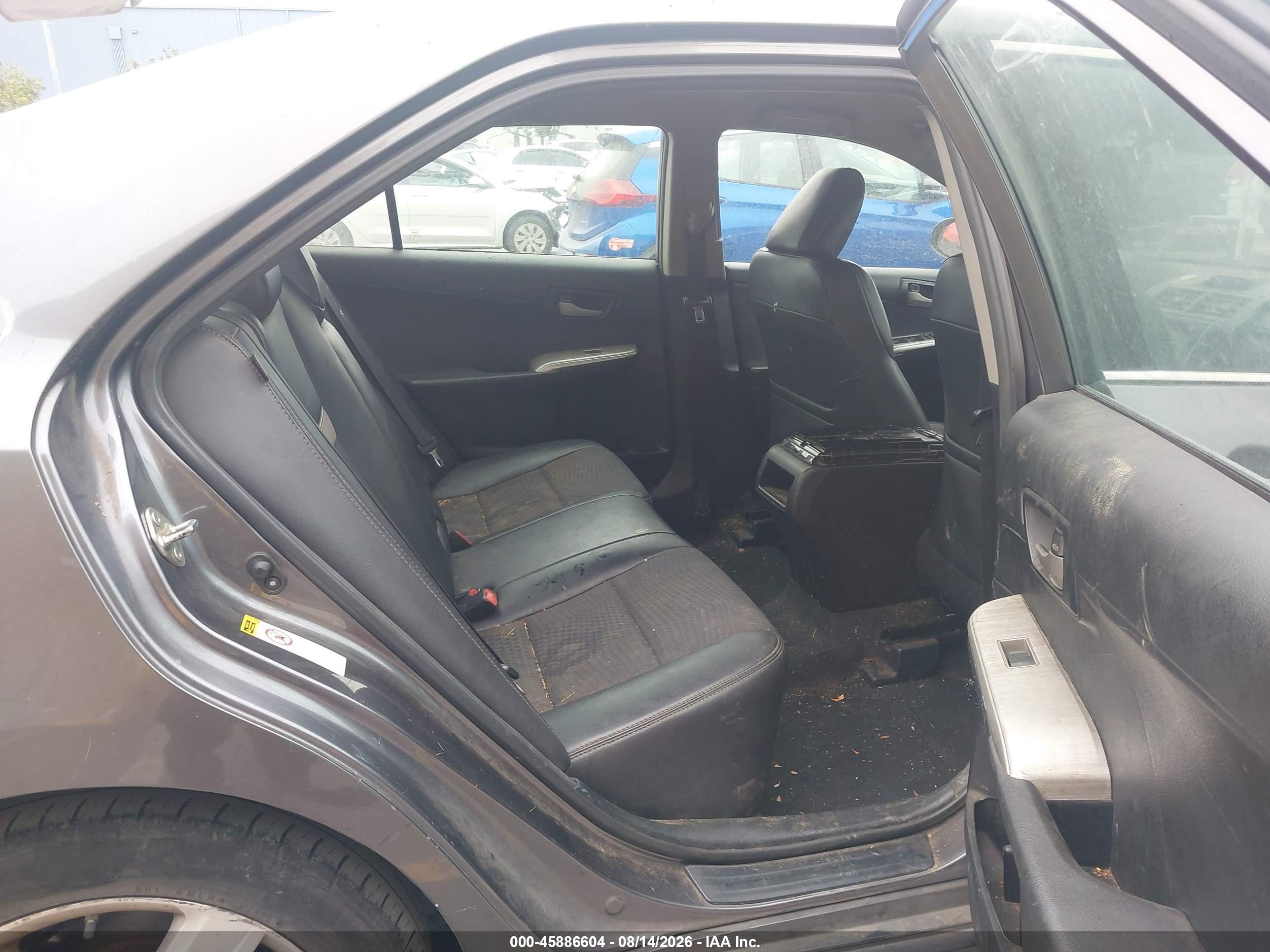 2014 Toyota Camry Se Gray vin: 4T1BF1FK3EU366360