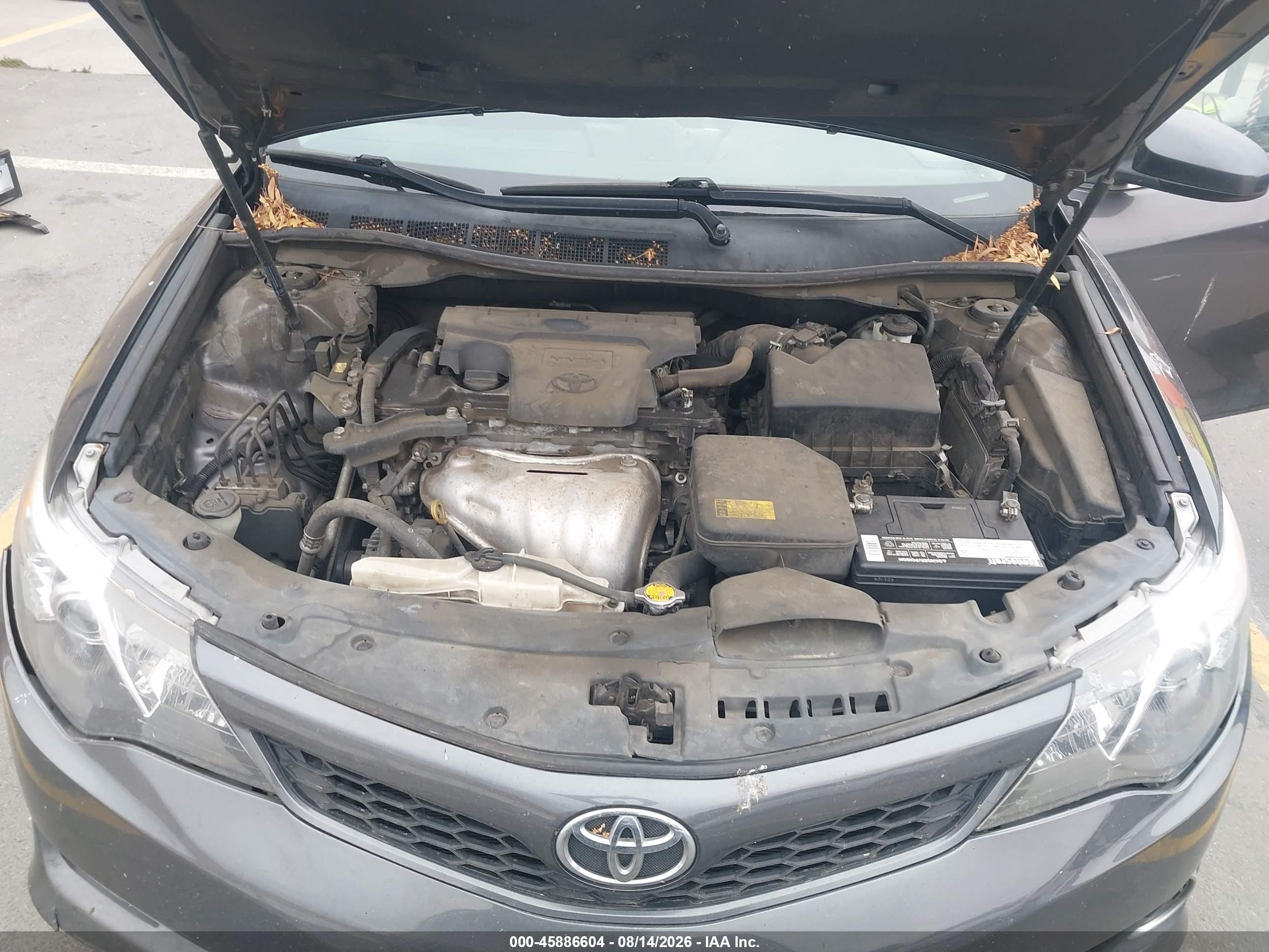 2014 Toyota Camry Se Gray vin: 4T1BF1FK3EU366360