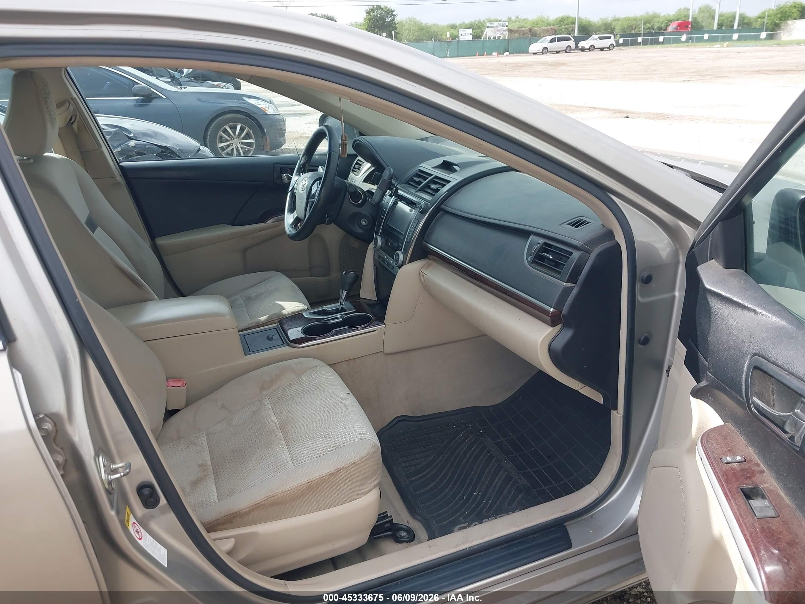 2014 Toyota Camry Xle Tan vin: 4T1BF1FK3EU378136