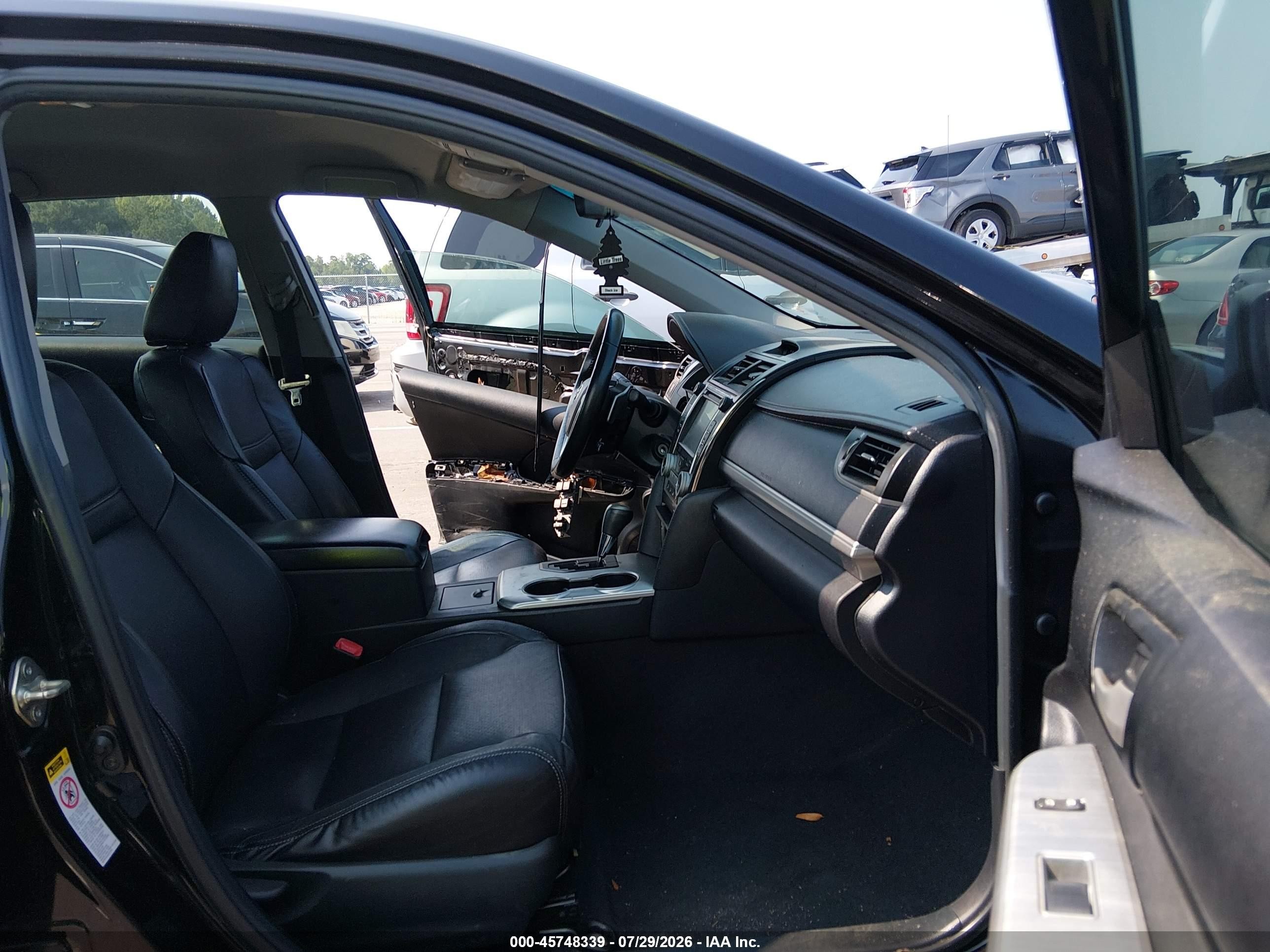 2014 Toyota Camry Se Черный vin: 4T1BF1FK3EU380808