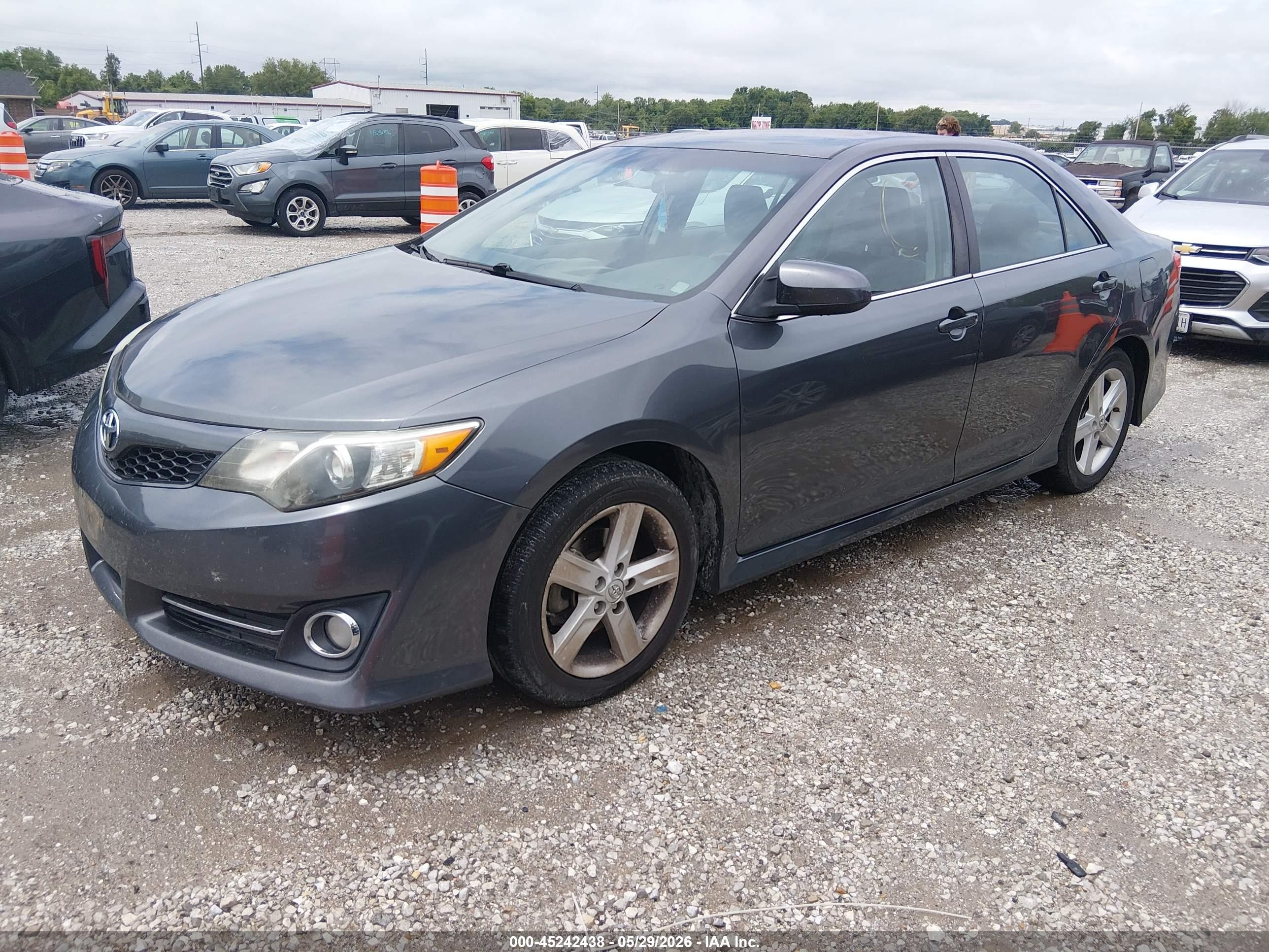 2014 Toyota Camry Se Gray vin: 4T1BF1FK3EU387175