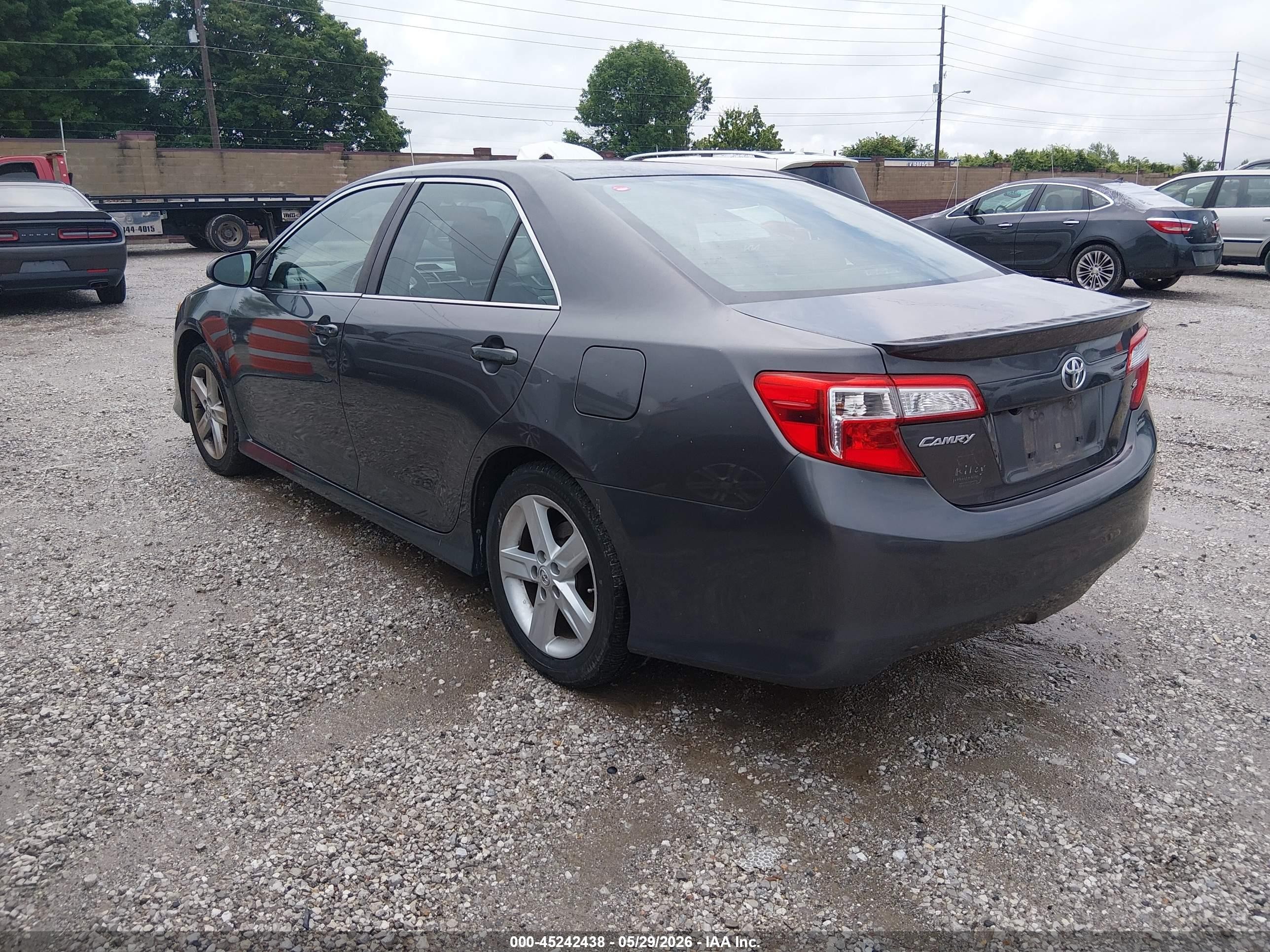 2014 Toyota Camry Se Gray vin: 4T1BF1FK3EU387175