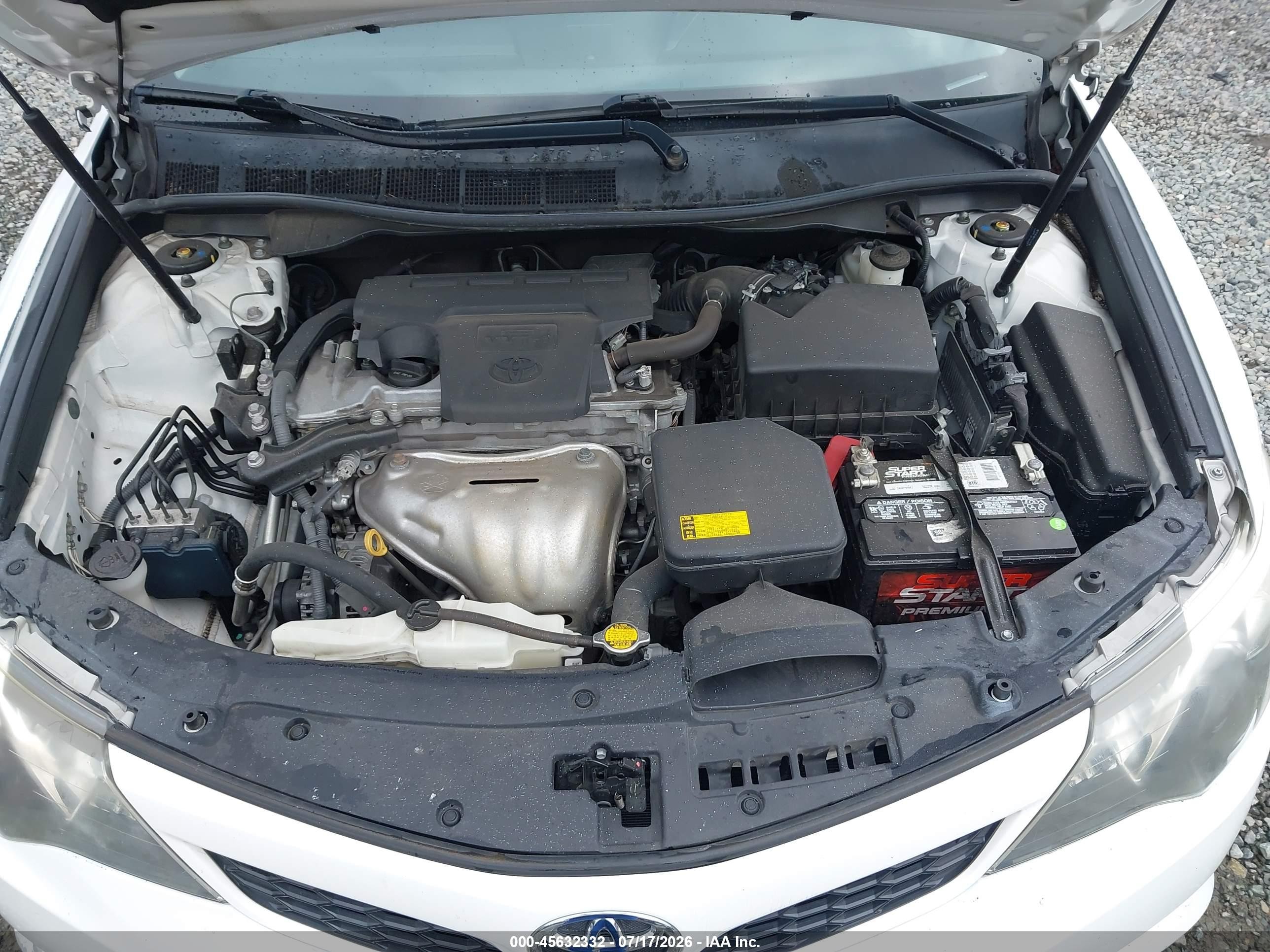 2014 Toyota Camry Se White vin: 4T1BF1FK3EU401544