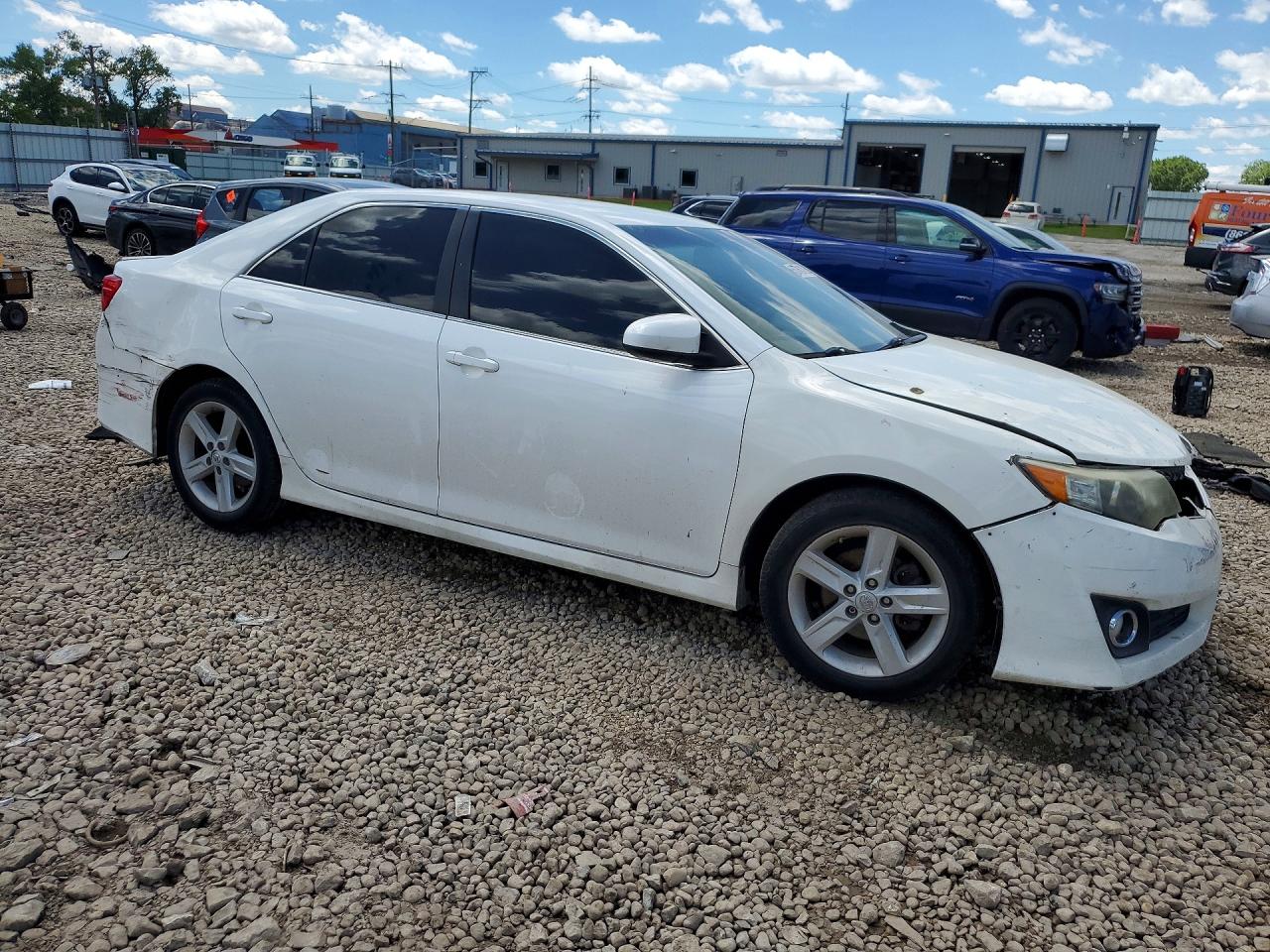 2014 Toyota Camry Se White vin: 4T1BF1FK3EU415248