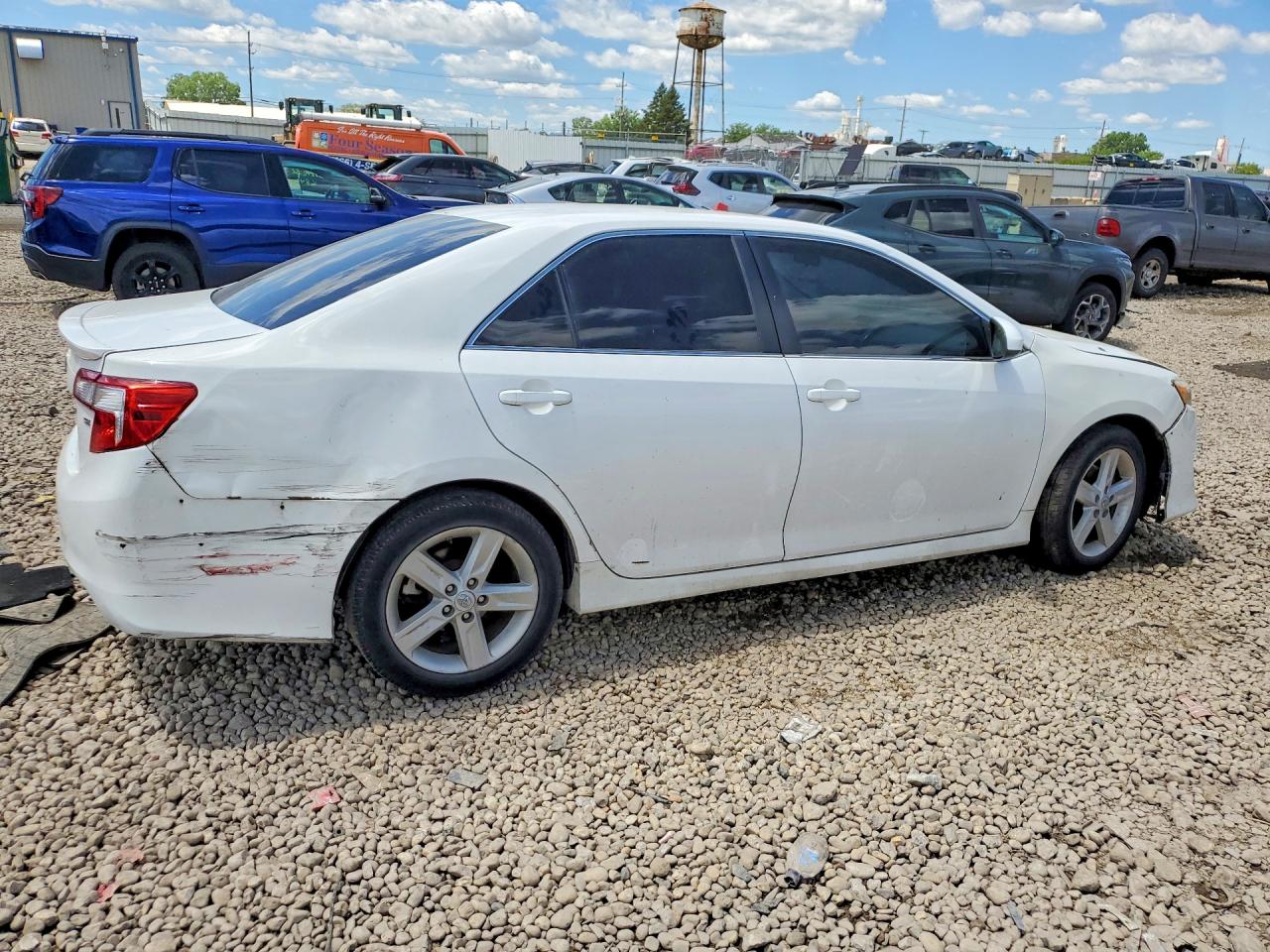 2014 Toyota Camry Se White vin: 4T1BF1FK3EU415248