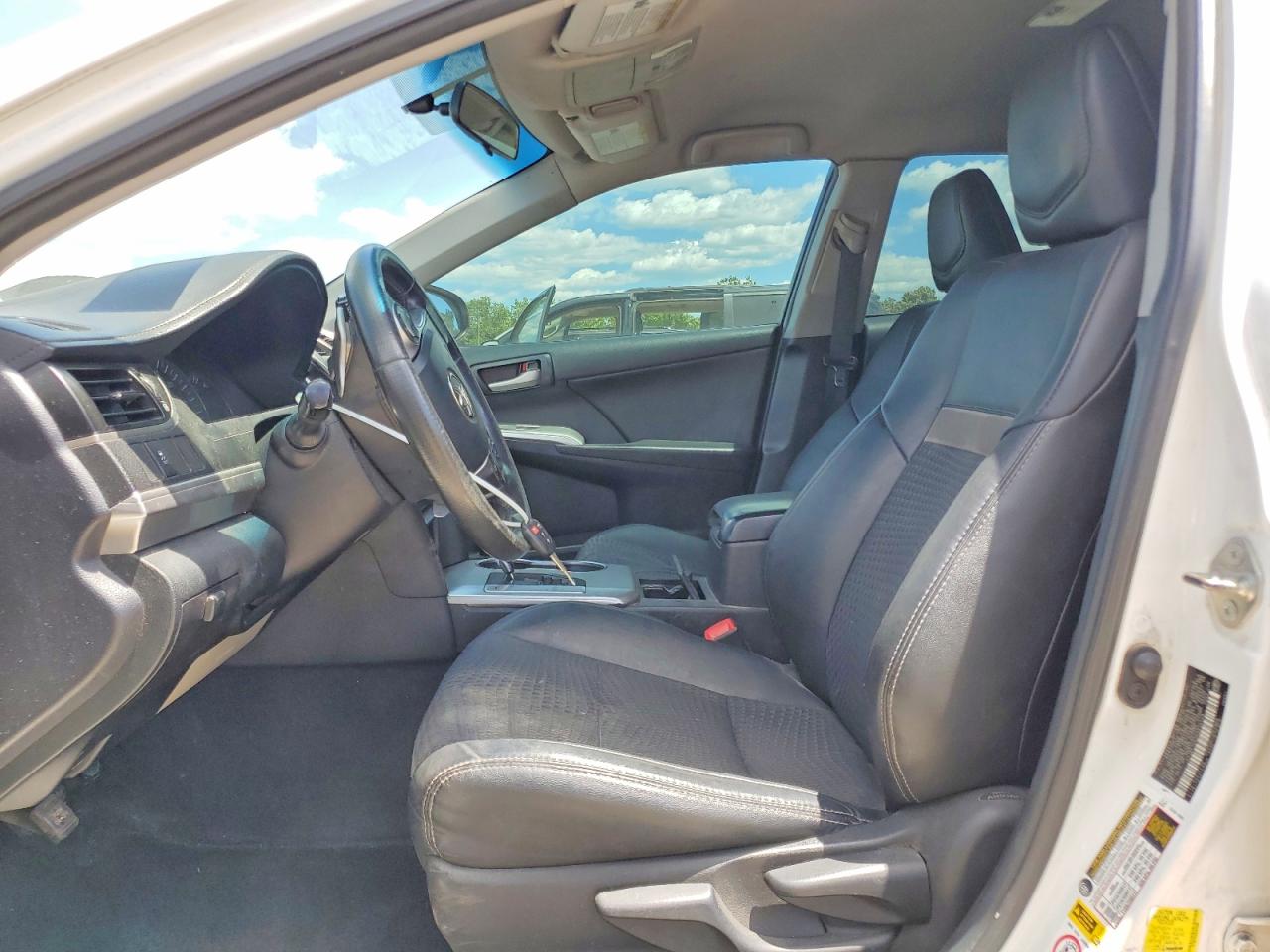 2014 Toyota Camry Se White vin: 4T1BF1FK3EU415248