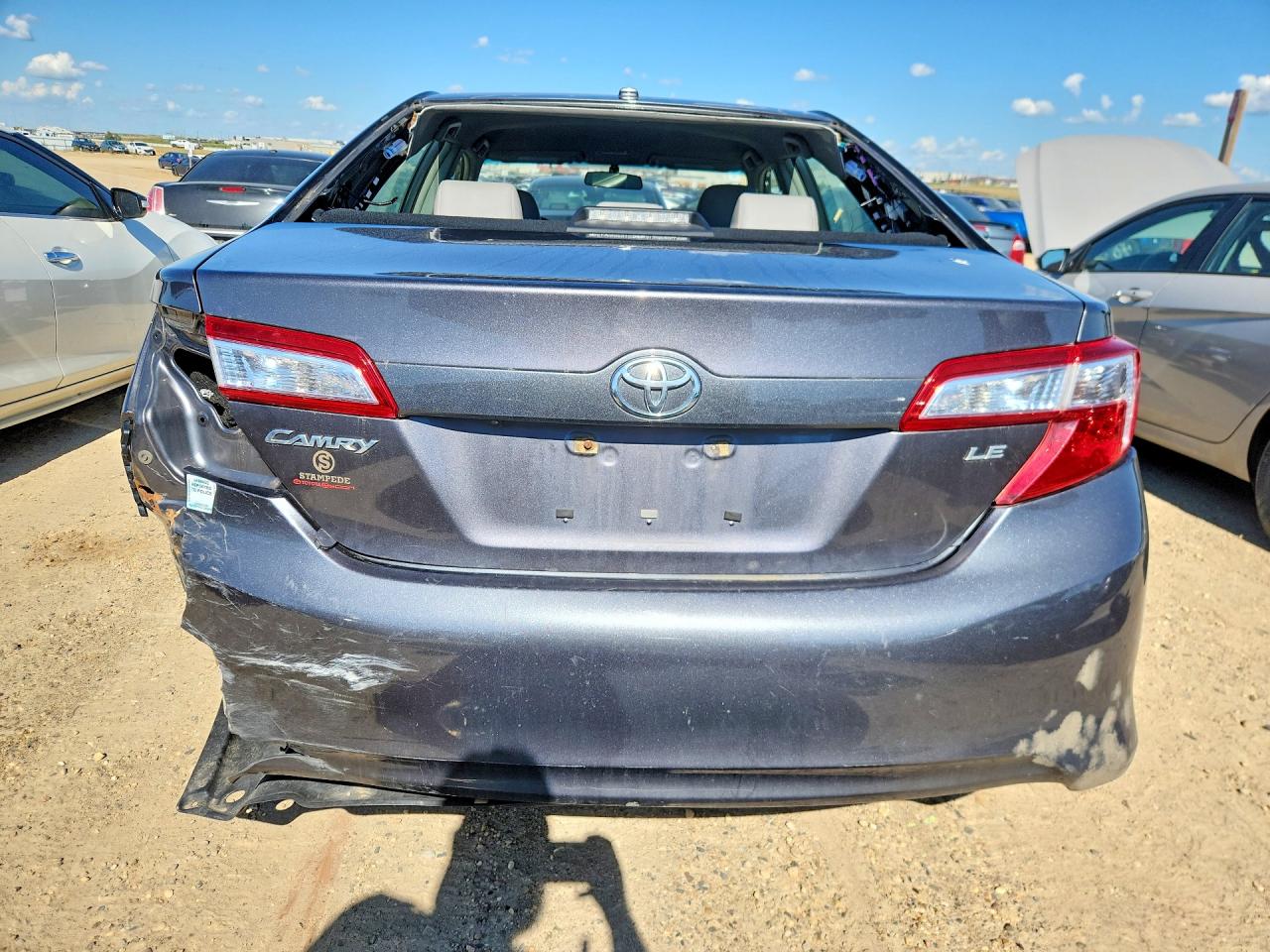 2014 Toyota Camry L Серый vin: 4T1BF1FK3EU428002