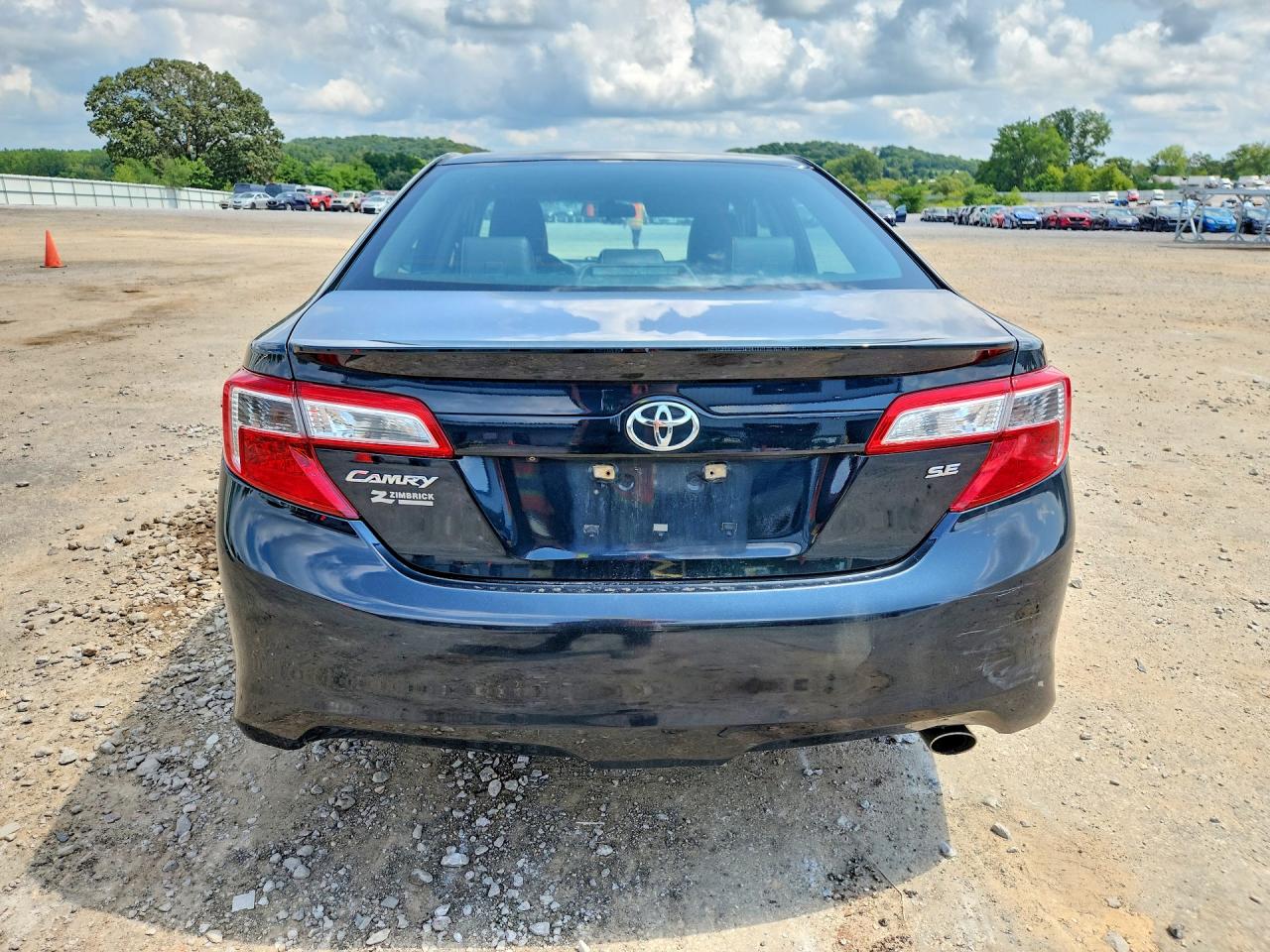 2014 Toyota Camry Se Black vin: 4T1BF1FK3EU438786