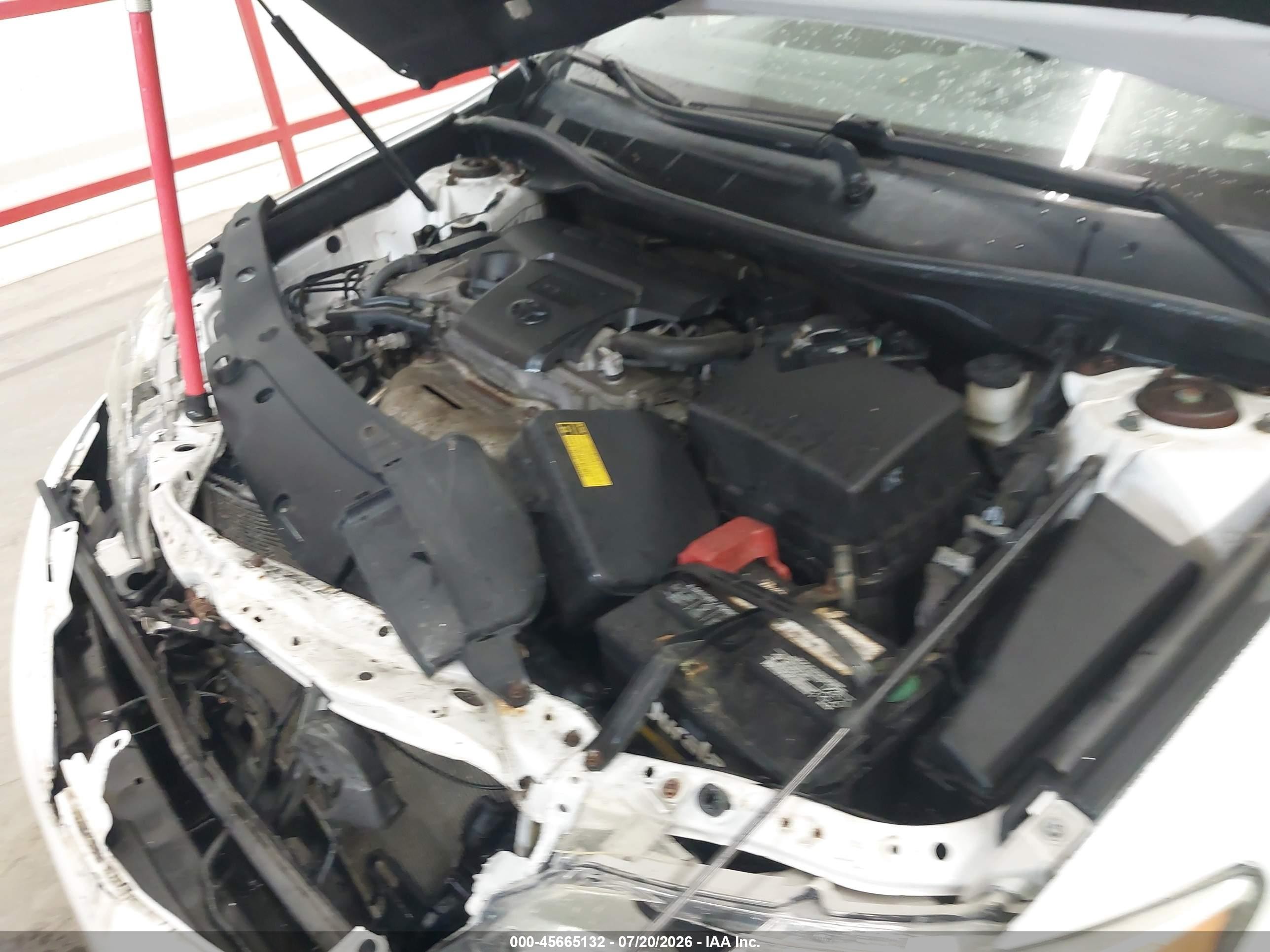 2014 Toyota Camry Se White vin: 4T1BF1FK3EU440134