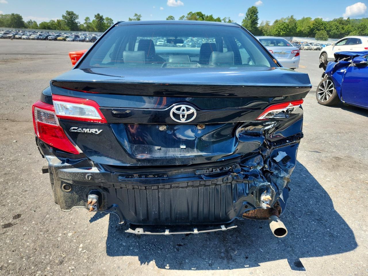 2014 Toyota Camry Se Black vin: 4T1BF1FK3EU444698