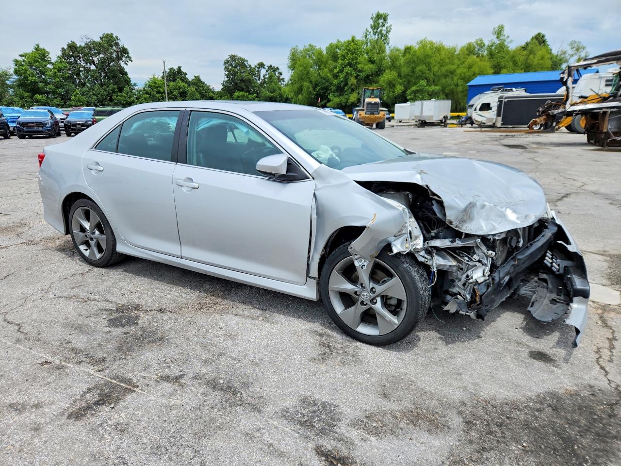 2014 Toyota Camry Se Sport Silver vin: 4T1BF1FK3EU451859