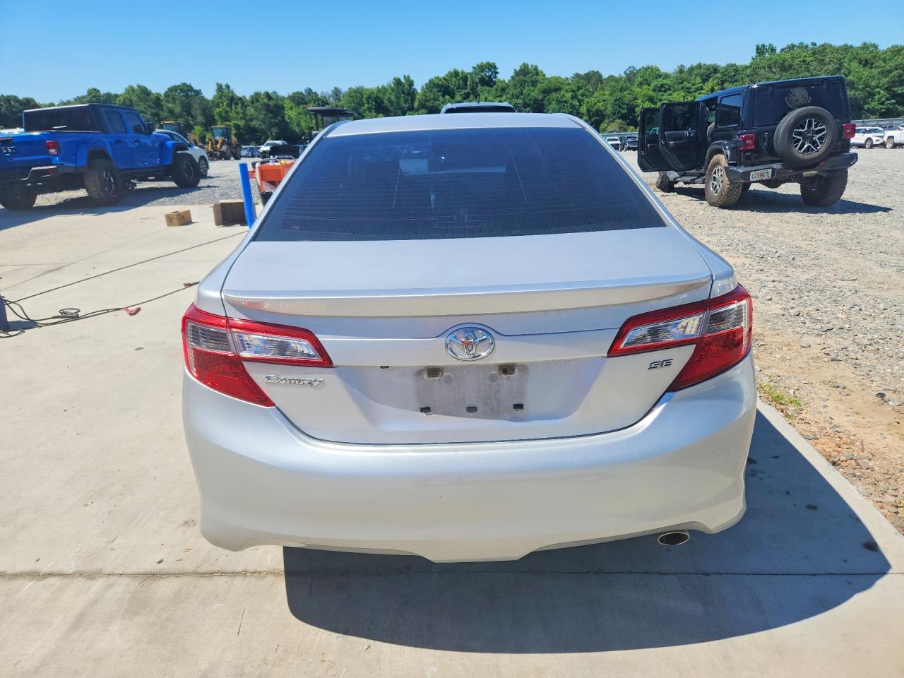 2014 Toyota Camry Se Silver vin: 4T1BF1FK3EU452977