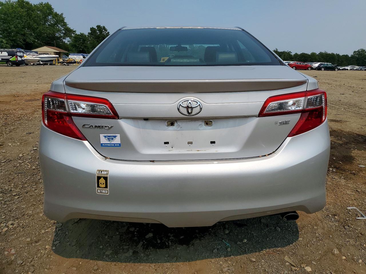 2014 Toyota Camry Se Silver vin: 4T1BF1FK3EU454051