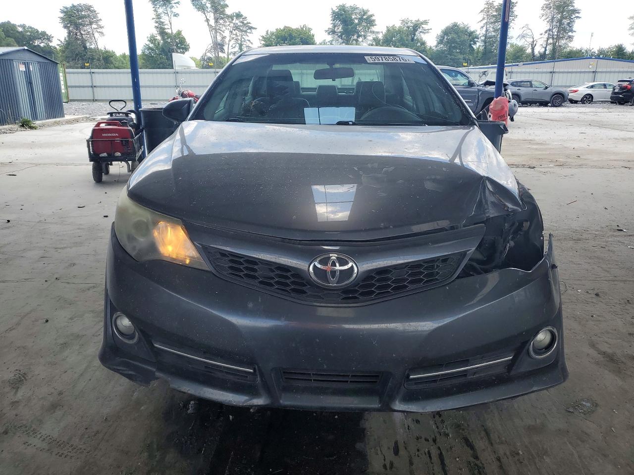 2014 Toyota Camry Se Gray vin: 4T1BF1FK3EU460982