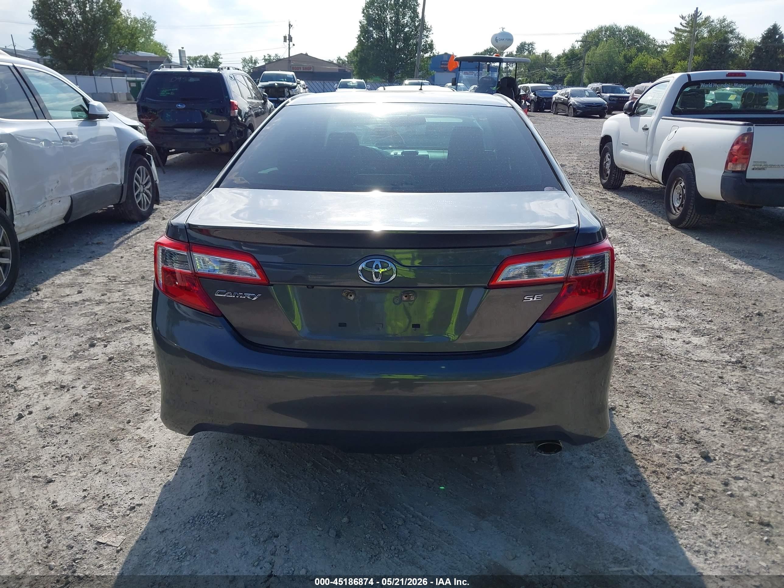 2014 Toyota Camry Se Black vin: 4T1BF1FK3EU466488