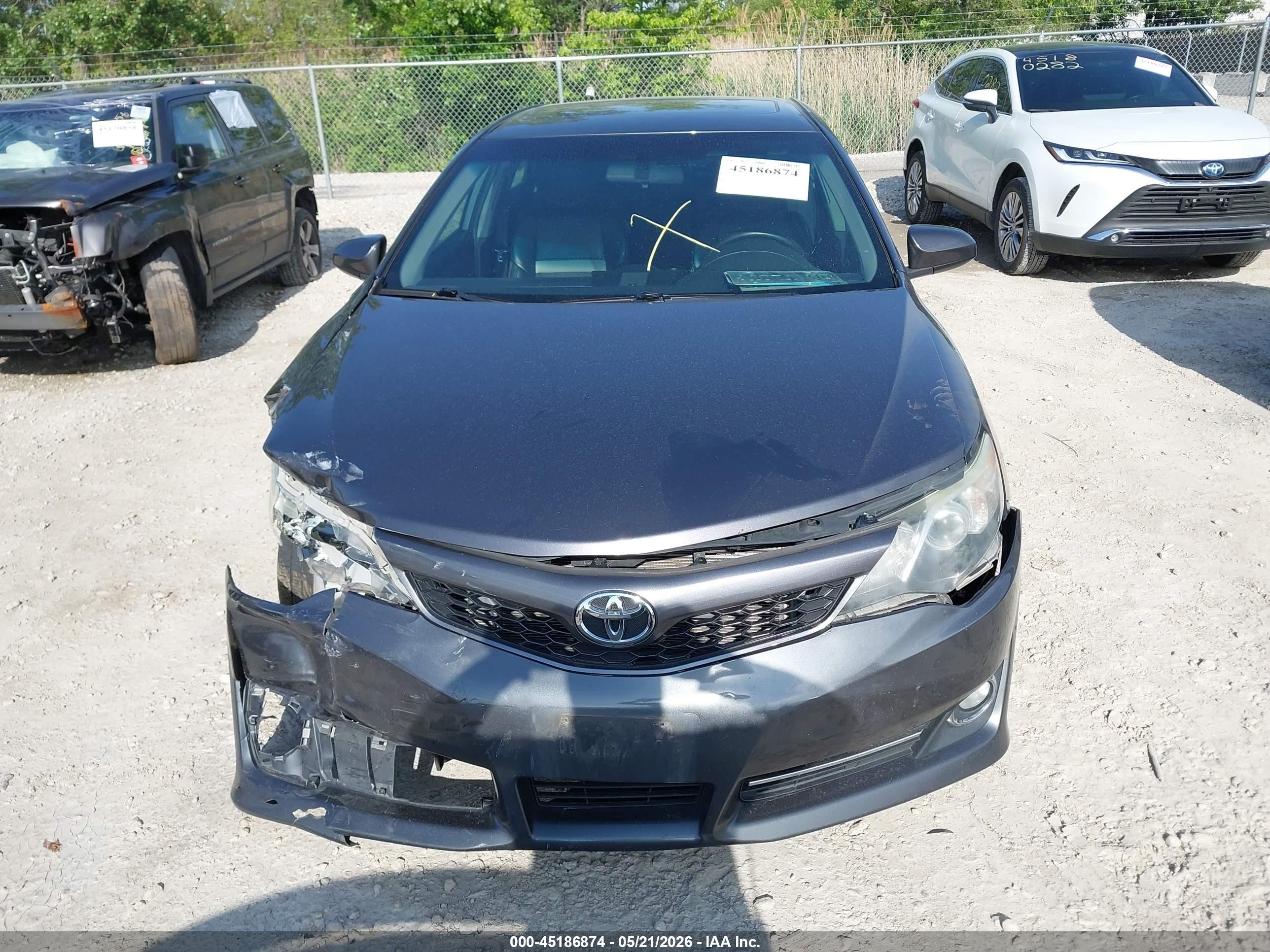2014 Toyota Camry Se Black vin: 4T1BF1FK3EU466488