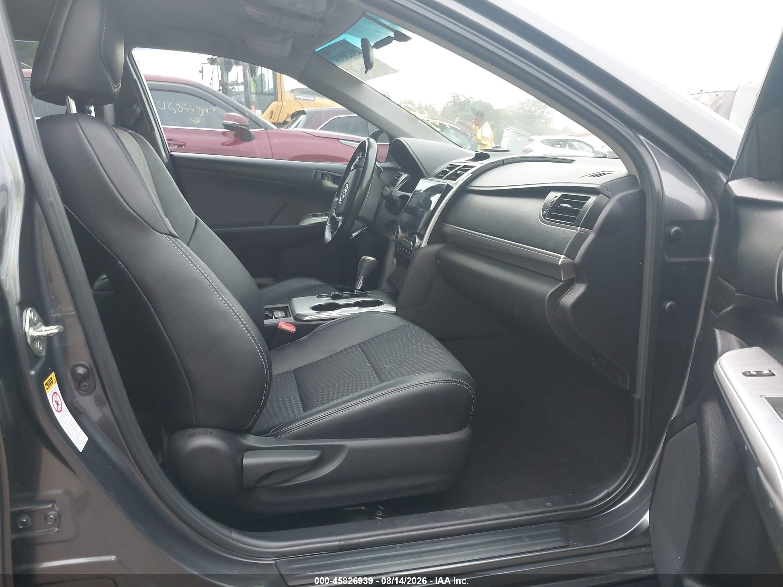 2014 Toyota Camry Se Gray vin: 4T1BF1FK3EU470721