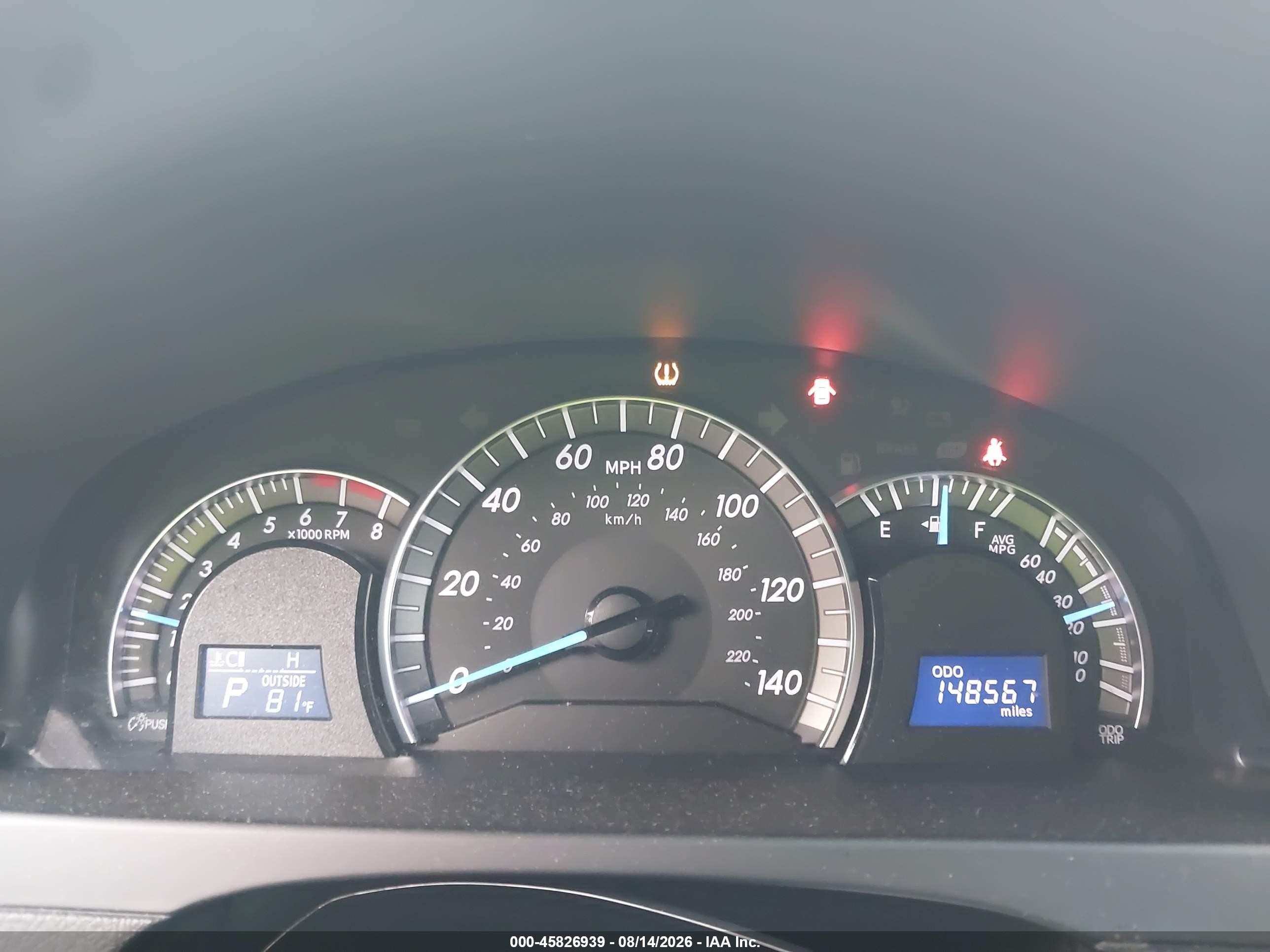2014 Toyota Camry Se Gray vin: 4T1BF1FK3EU470721
