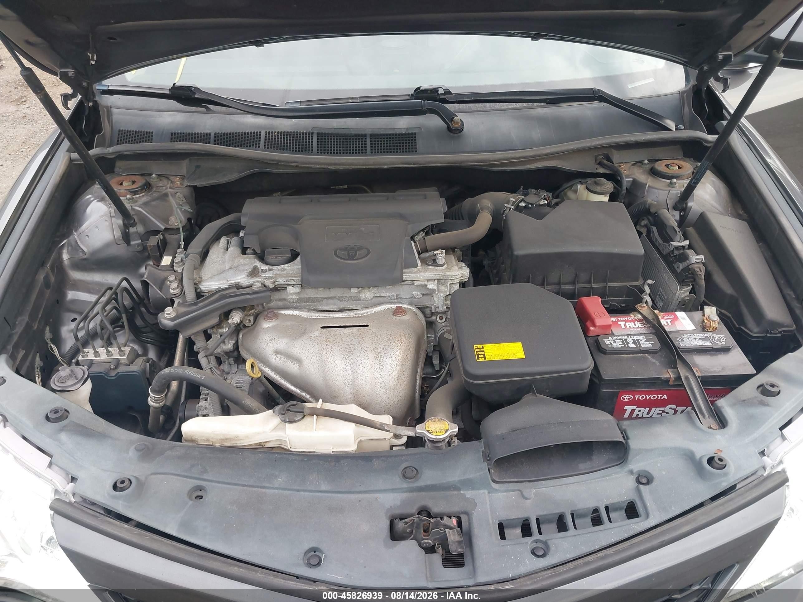 2014 Toyota Camry Se Gray vin: 4T1BF1FK3EU470721