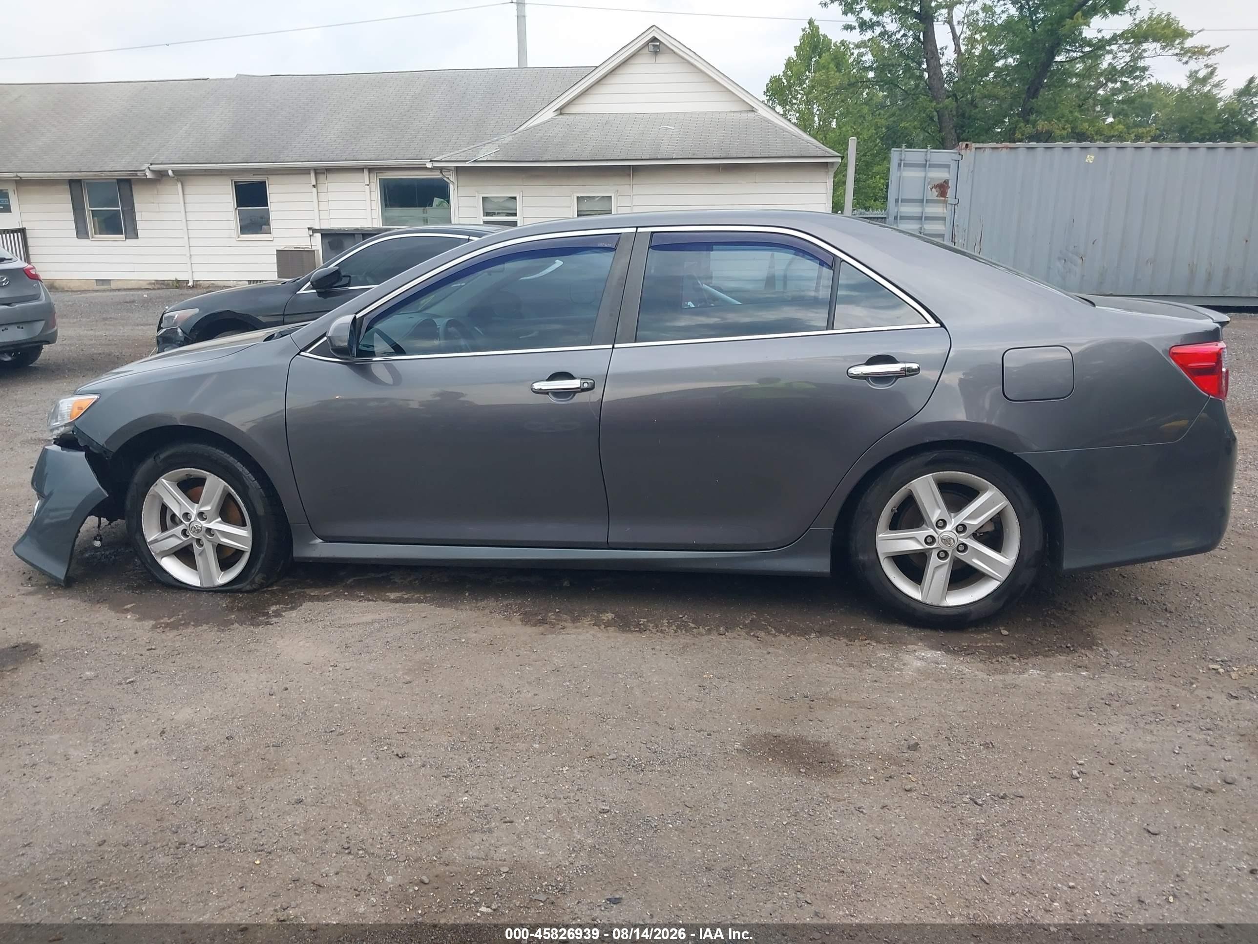 2014 Toyota Camry Se Gray vin: 4T1BF1FK3EU470721