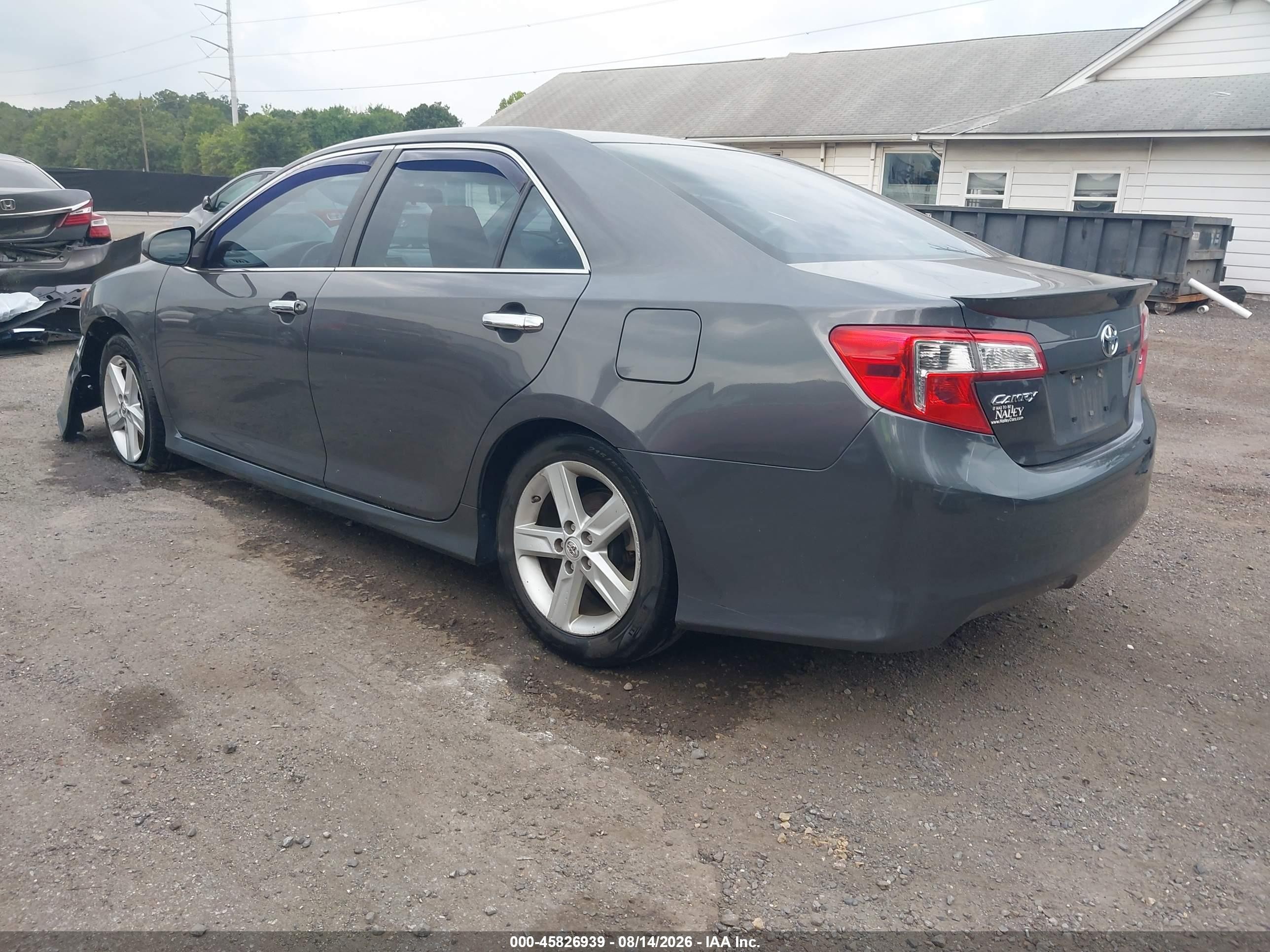 2014 Toyota Camry Se Gray vin: 4T1BF1FK3EU470721
