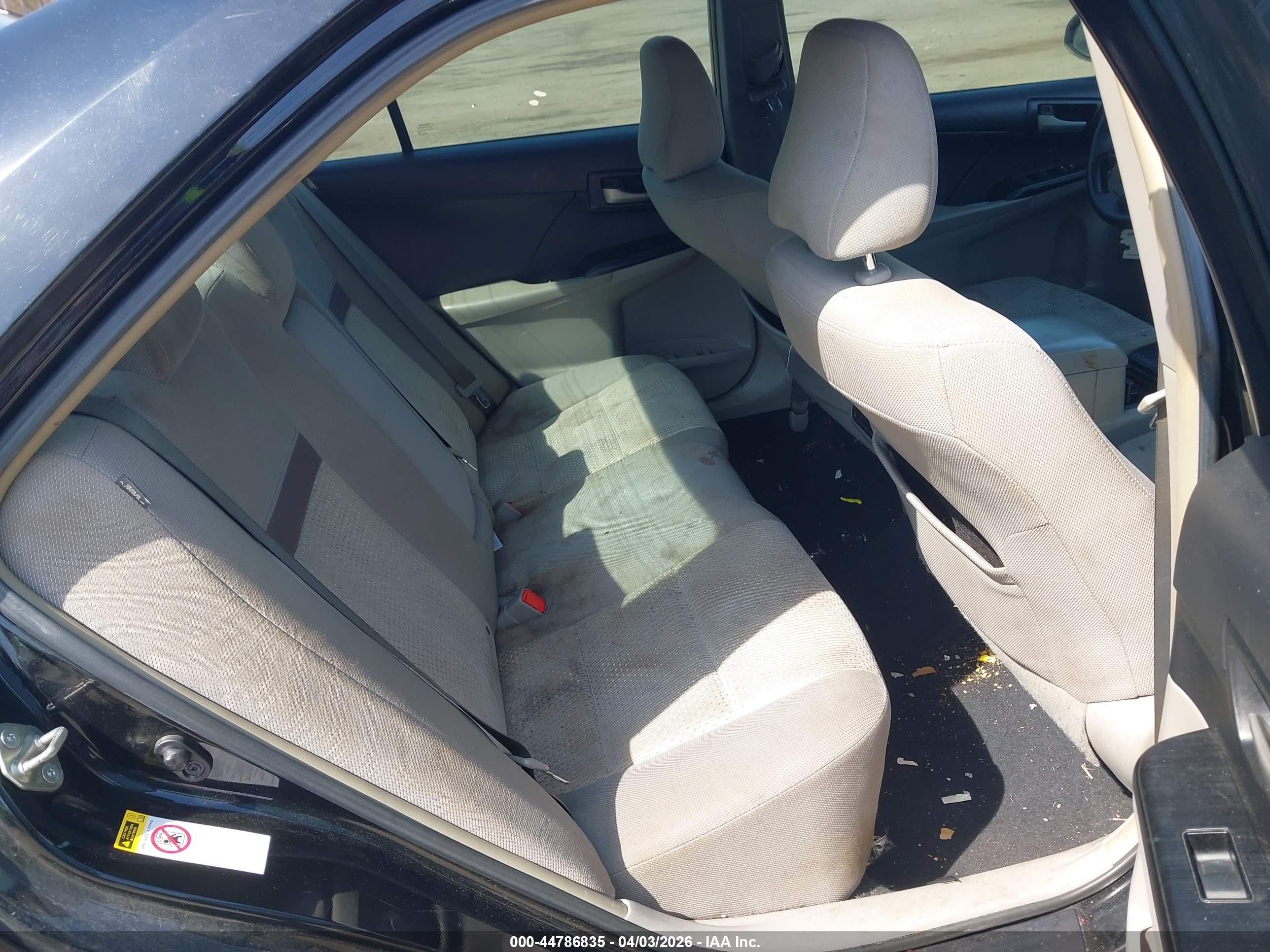 2014 Toyota Camry Le Black vin: 4T1BF1FK3EU470833