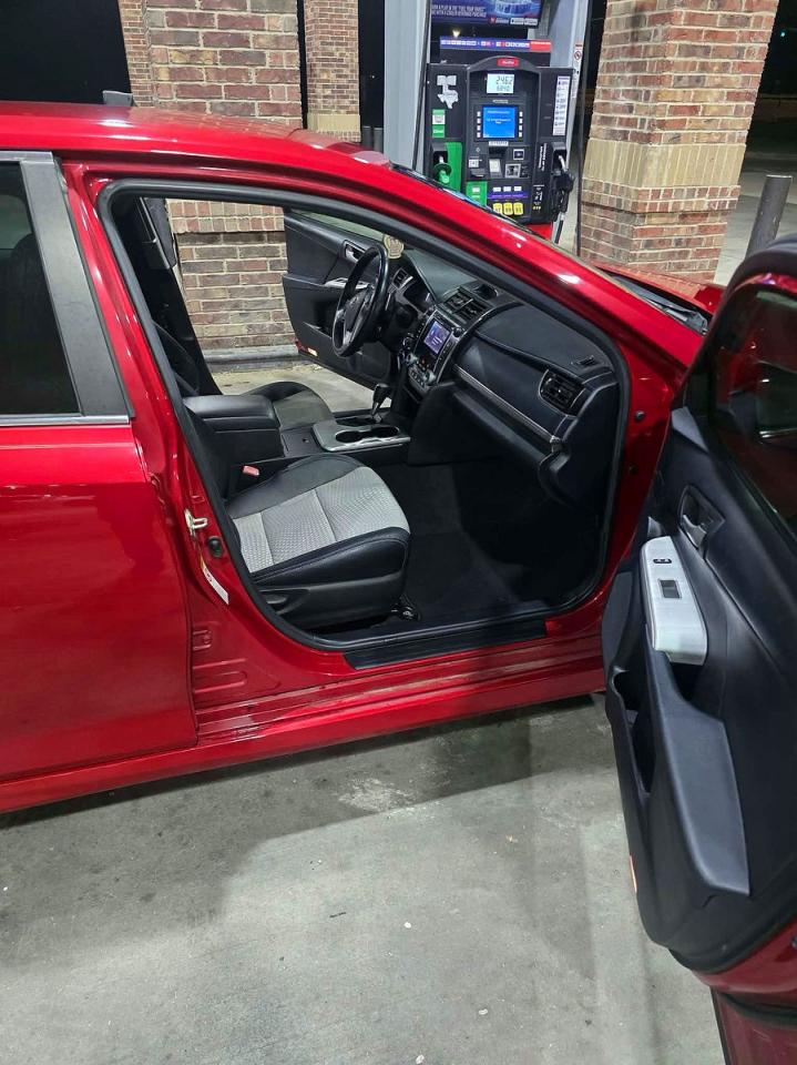 2014 Toyota Camry Se Red vin: 4T1BF1FK3EU736321