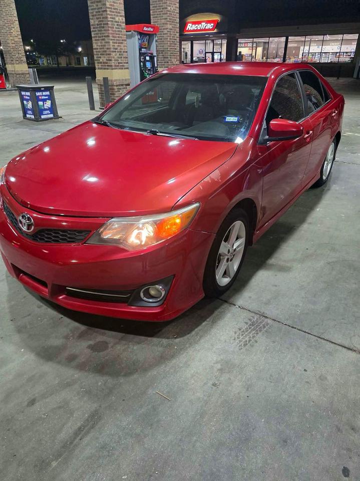 2014 Toyota Camry Se Red vin: 4T1BF1FK3EU736321