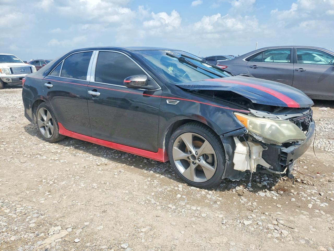 2014 Toyota Camry Se Sport Black vin: 4T1BF1FK3EU740093