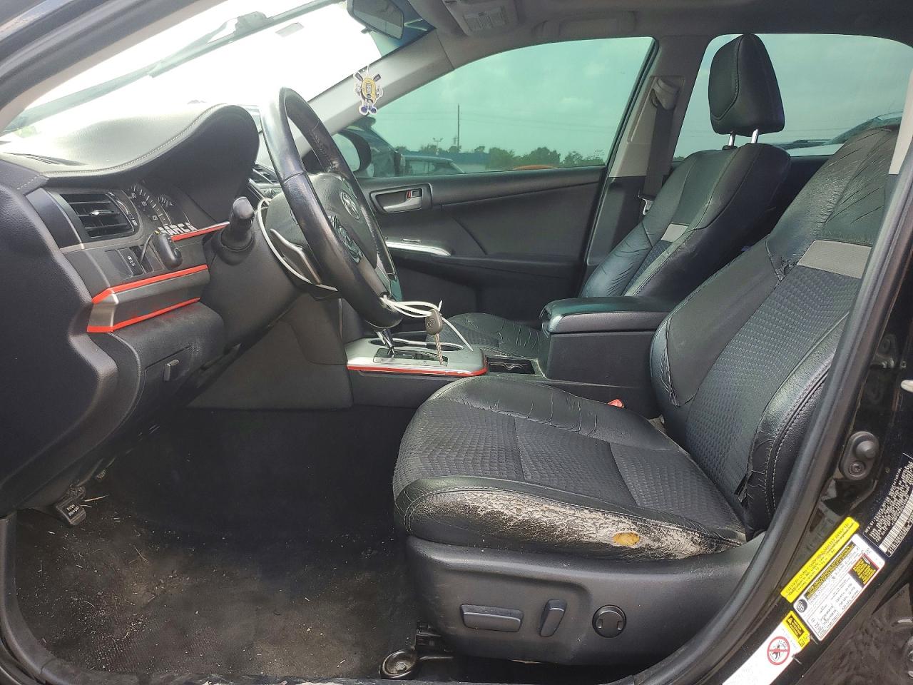 2014 Toyota Camry Se Sport Black vin: 4T1BF1FK3EU740093