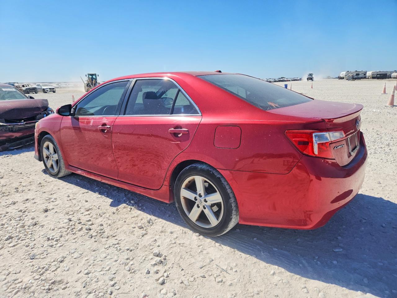 2014 Toyota Camry Se Red vin: 4T1BF1FK3EU741941