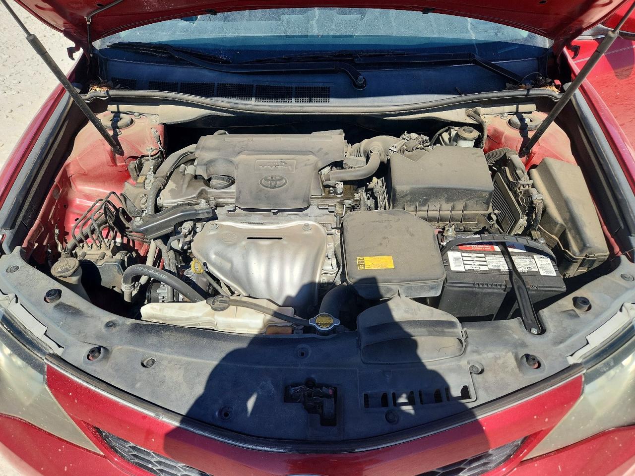 2014 Toyota Camry Se Red vin: 4T1BF1FK3EU741941