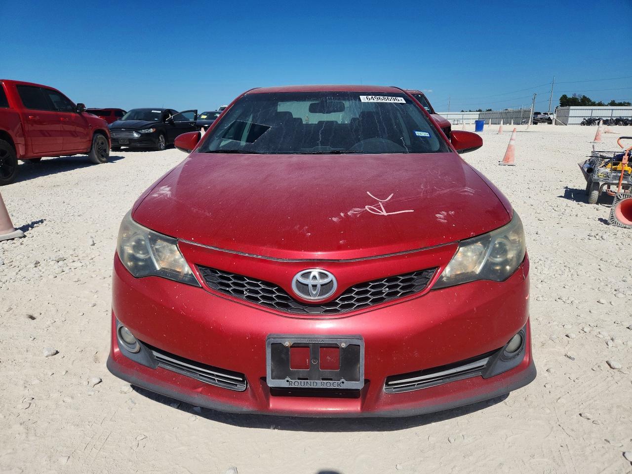 2014 Toyota Camry Se Red vin: 4T1BF1FK3EU741941