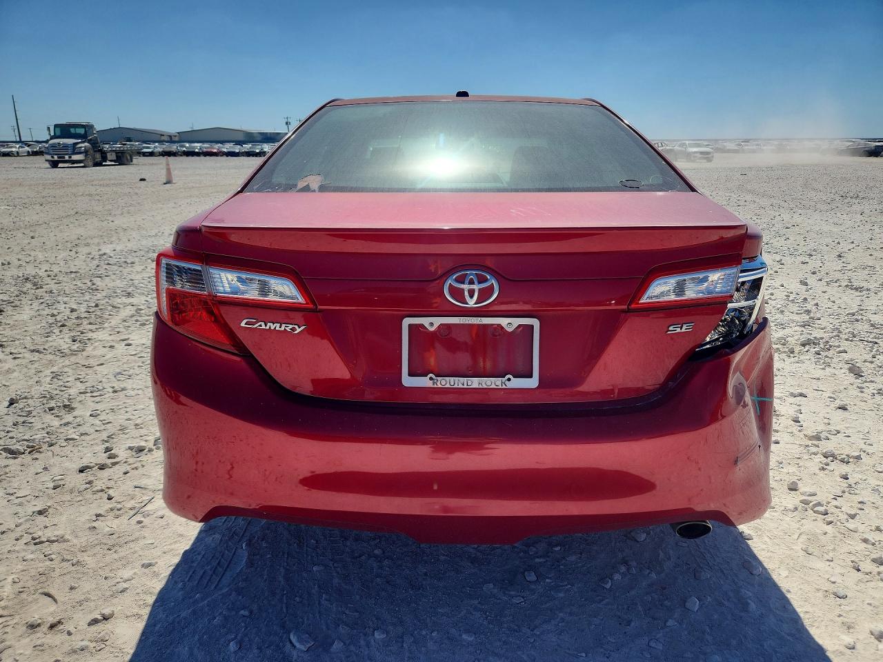 2014 Toyota Camry Se Red vin: 4T1BF1FK3EU741941